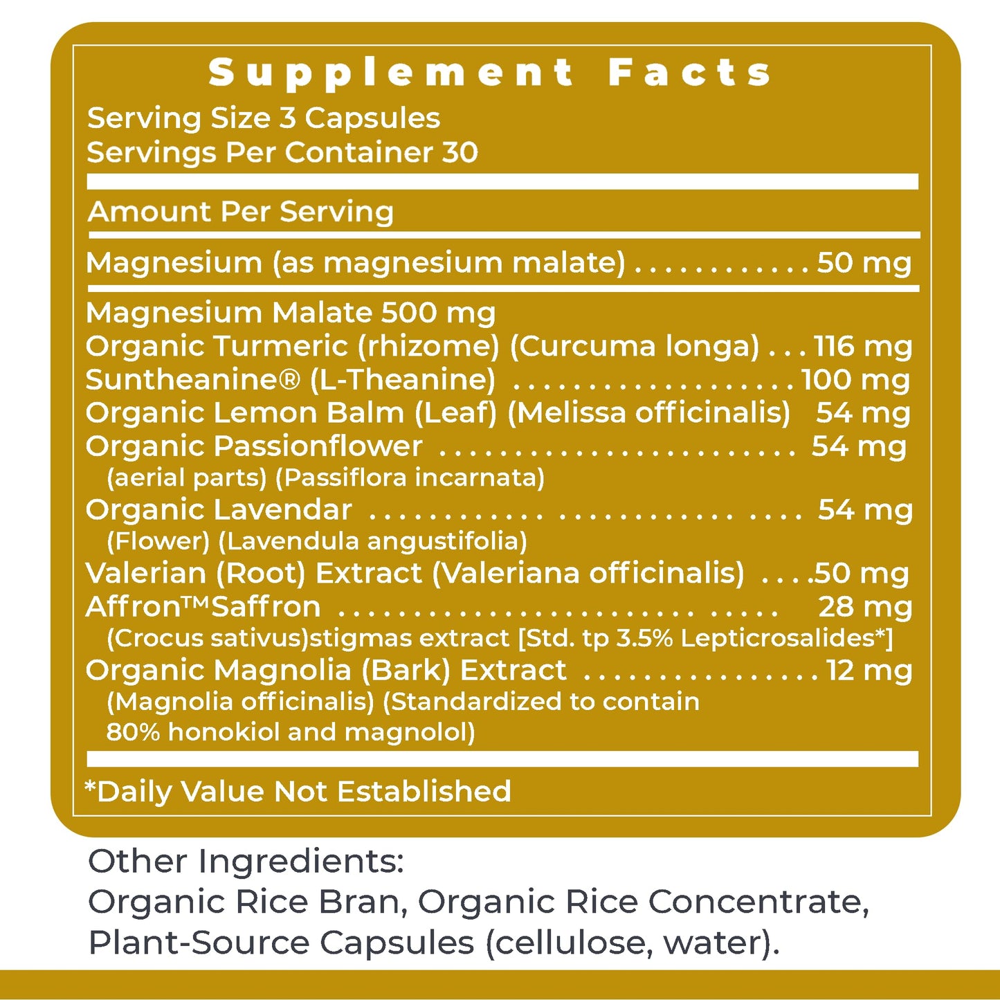 Premier Research Labs Tranquinol Capsule, 90 Count
