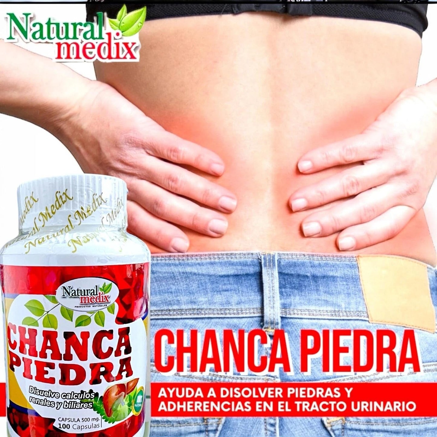Natural medix Chanca Piedra Premium Capsule, 1 Count