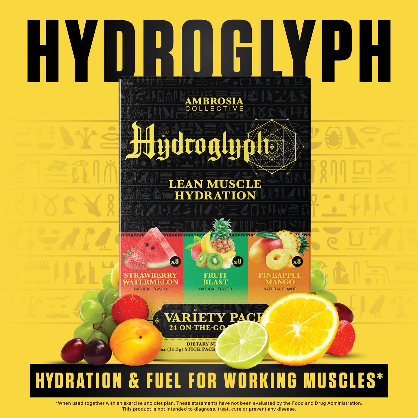 Ambrosia Fasting Electrolytes Powder, 12.32 Ounce