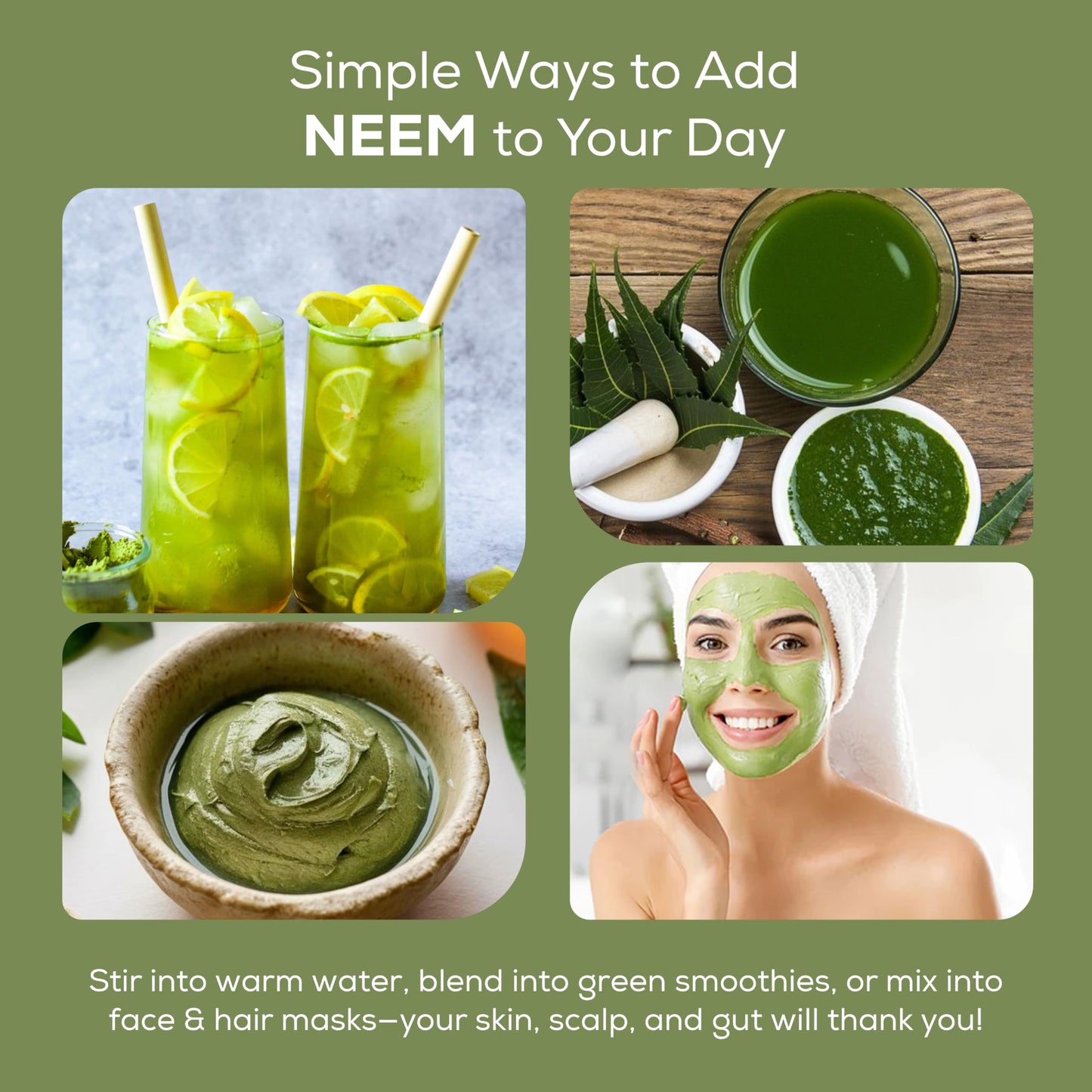 Amrita Naturals Neem Leaf Powder 3.88 oz