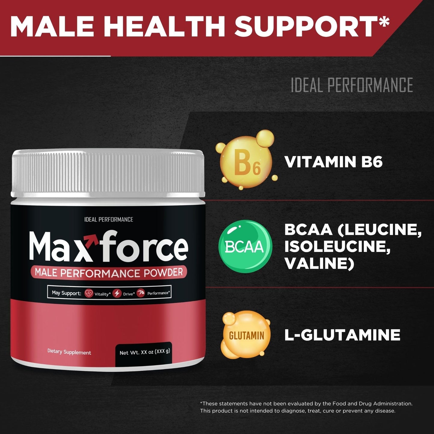 IDEAL PERFORMANCE Max Force Powder, 4 oz