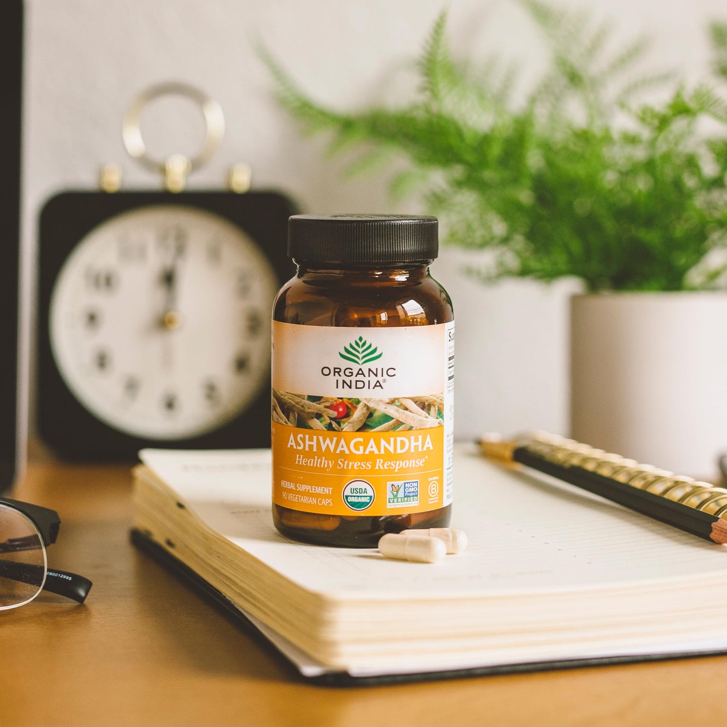 Organic India Ashwagandha Capsules 90 Capsules