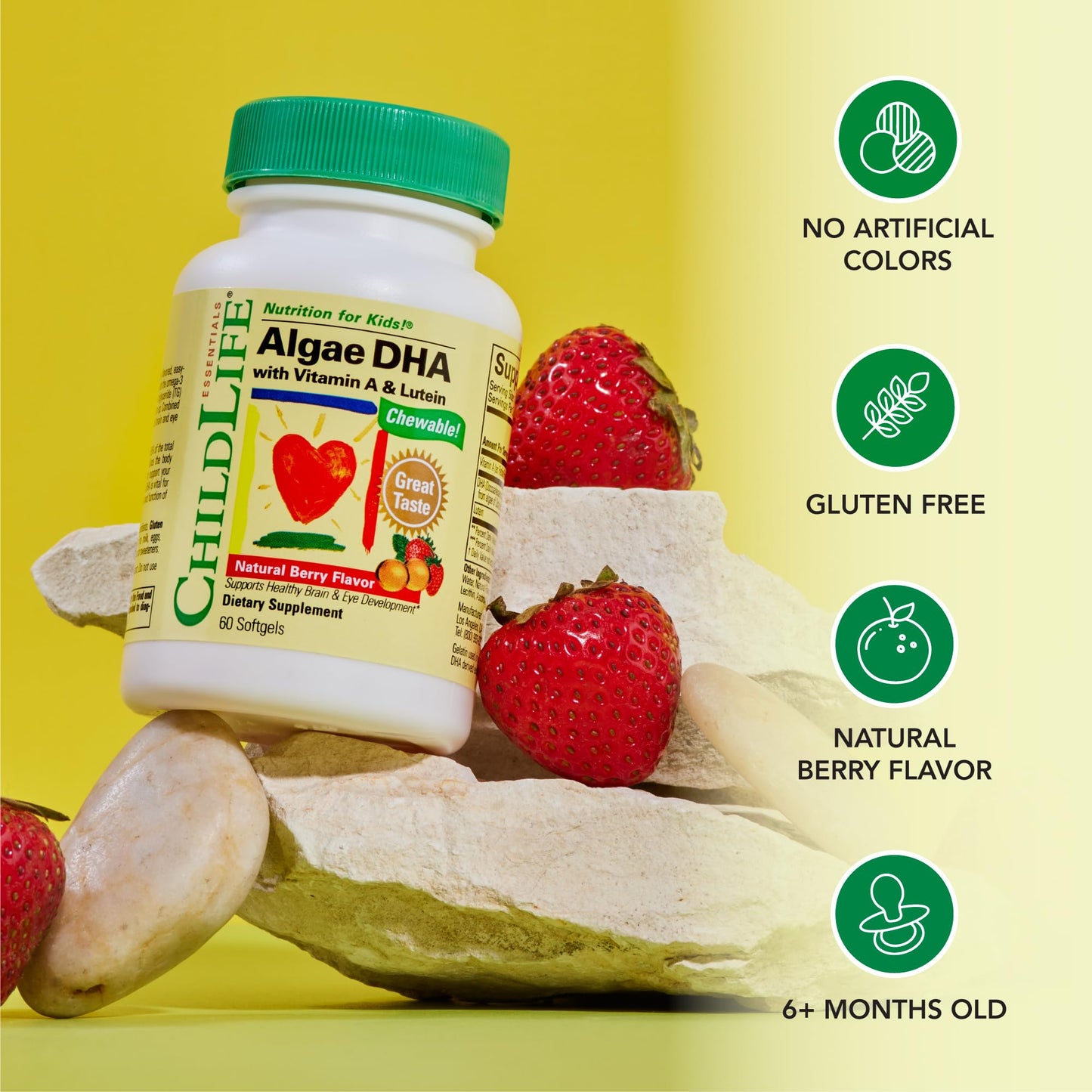 ChildLife Essentials Algae DHA for Kids Softgels 60
