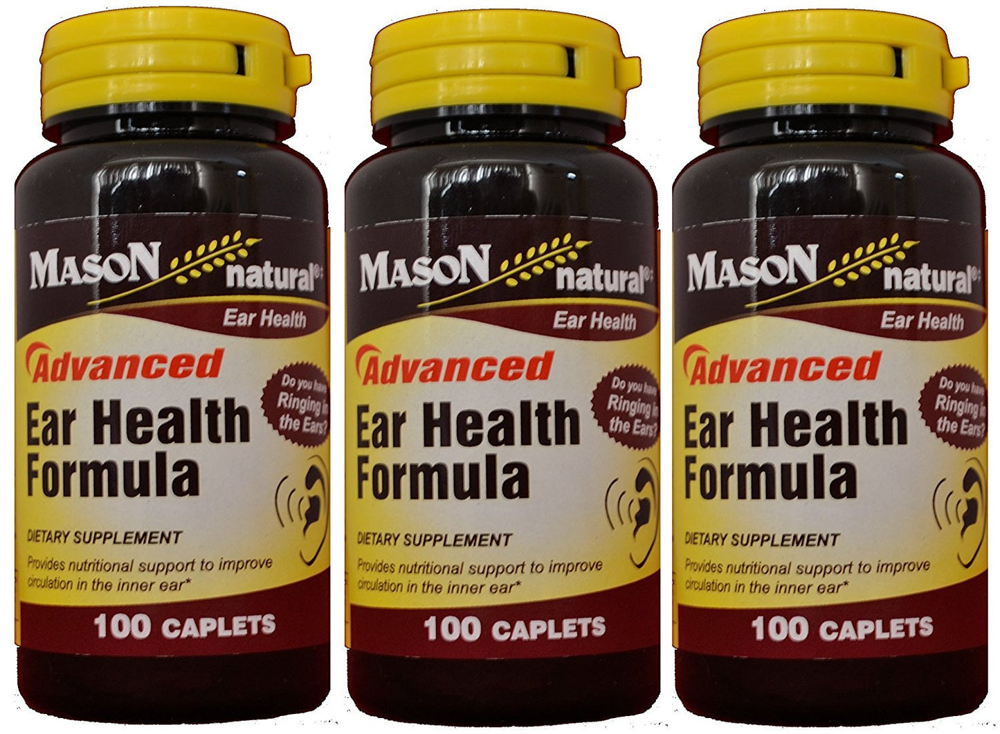 Mason Natural Advance Ear Health Formula Bioflavonoids Plus Capsules 300 Count
