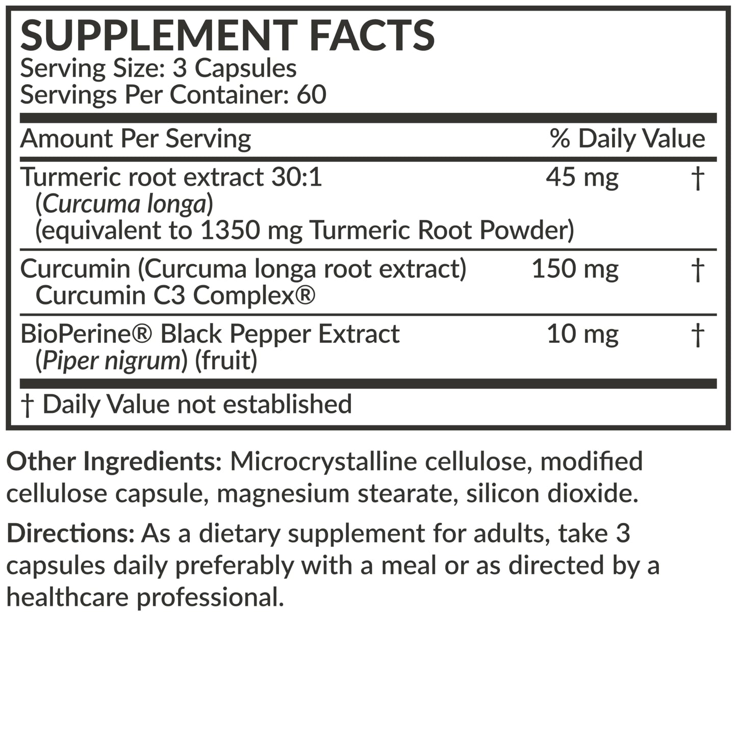 Futurebiotics Turmeric + Curcumin Capsule, 180 Count