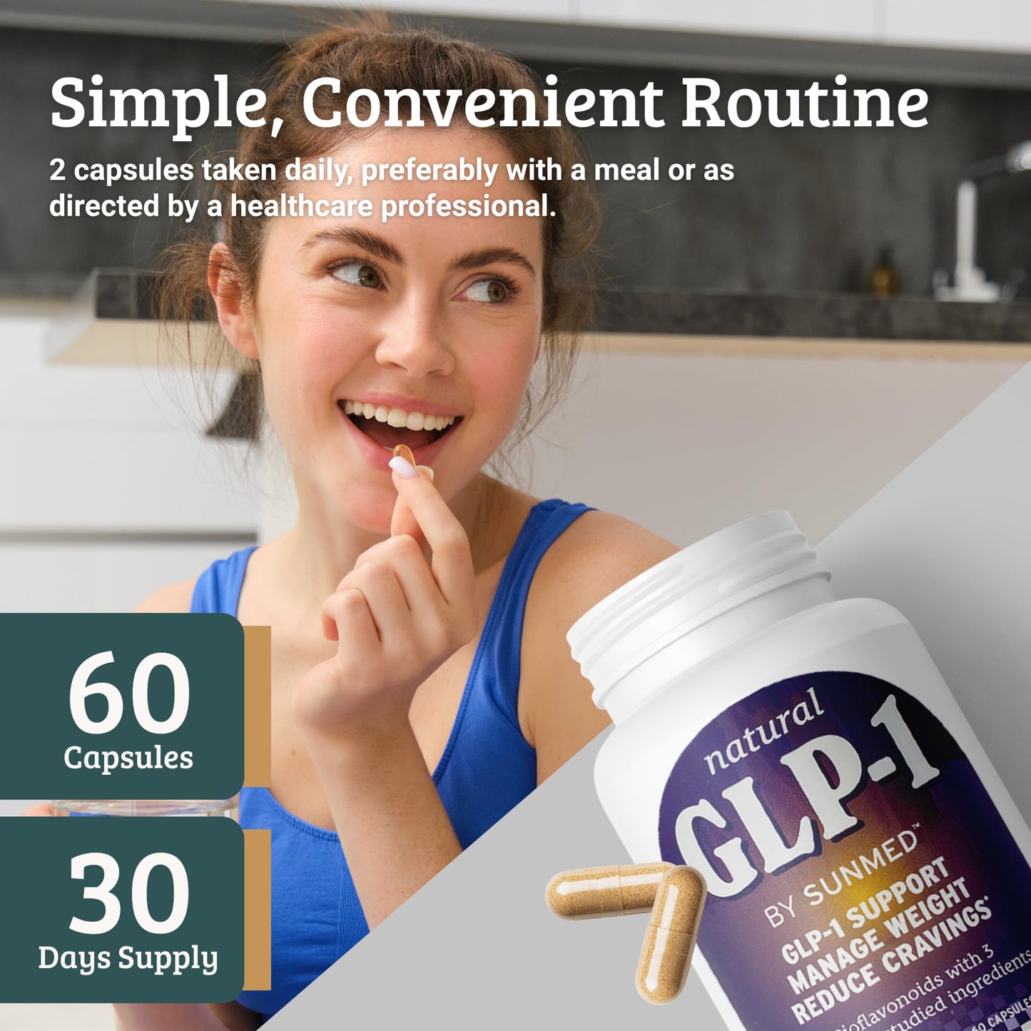 SUNMED GLP-1 Support Capsule 60 Count