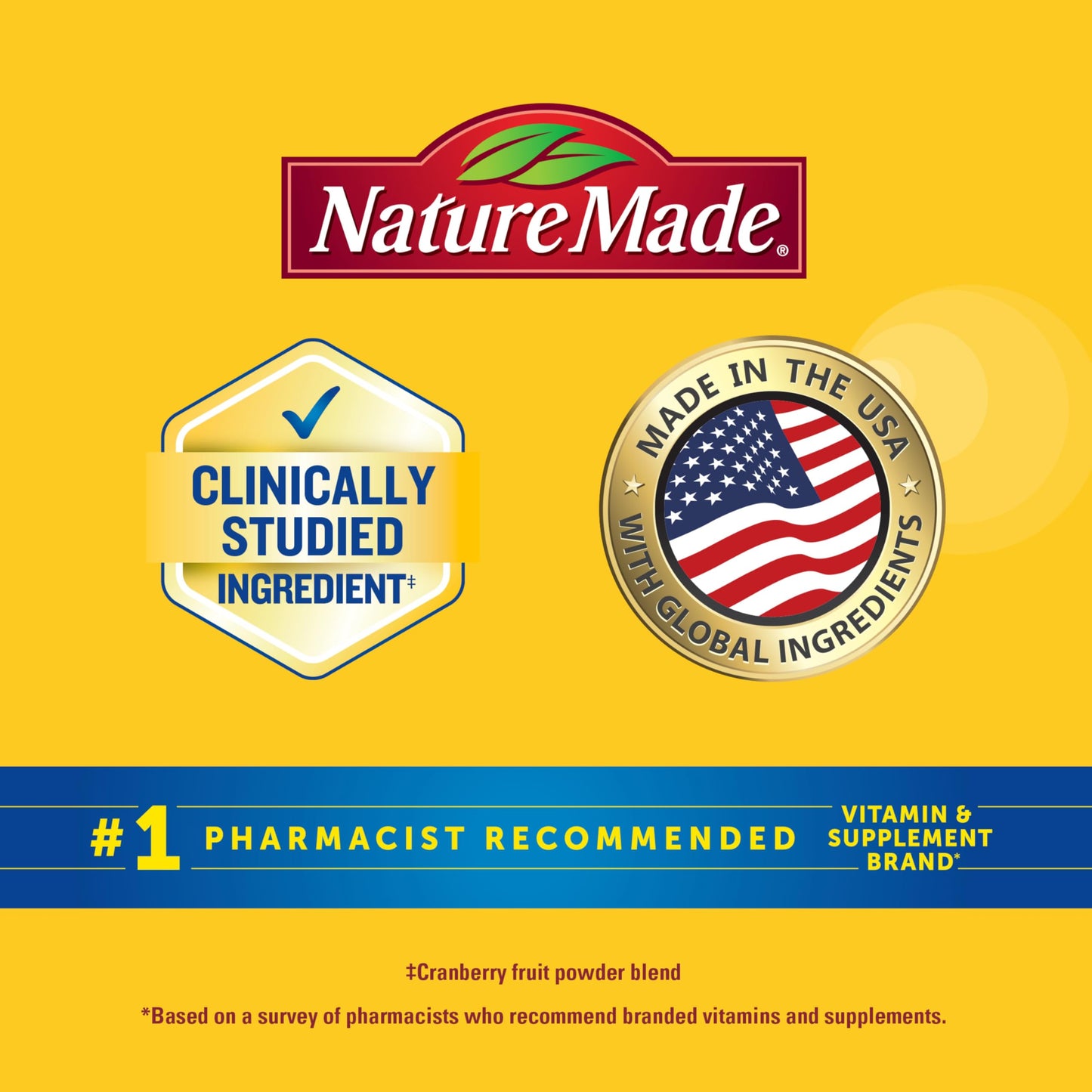 Nature Made Cranberry with Vitamin C Gummies, 50 Count