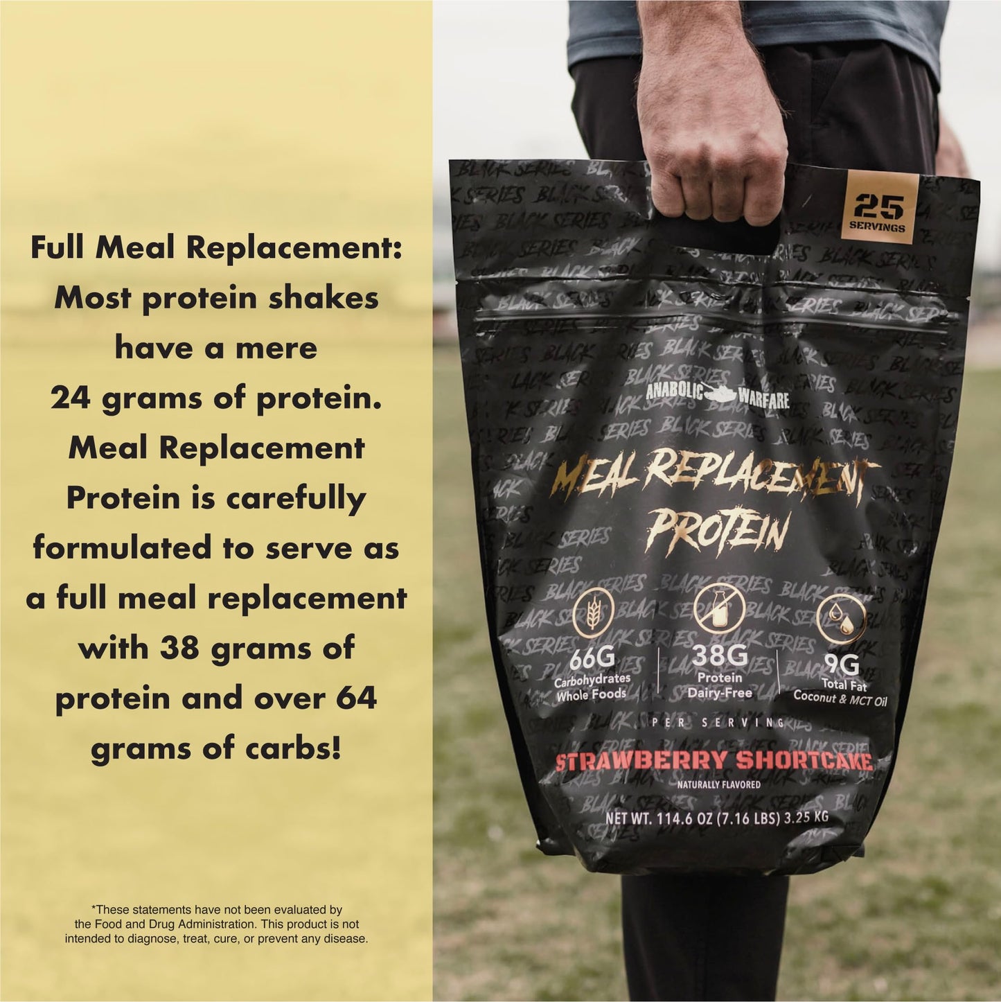 Anabolic Warfare Meal Replacement Protein Powder 114.6
