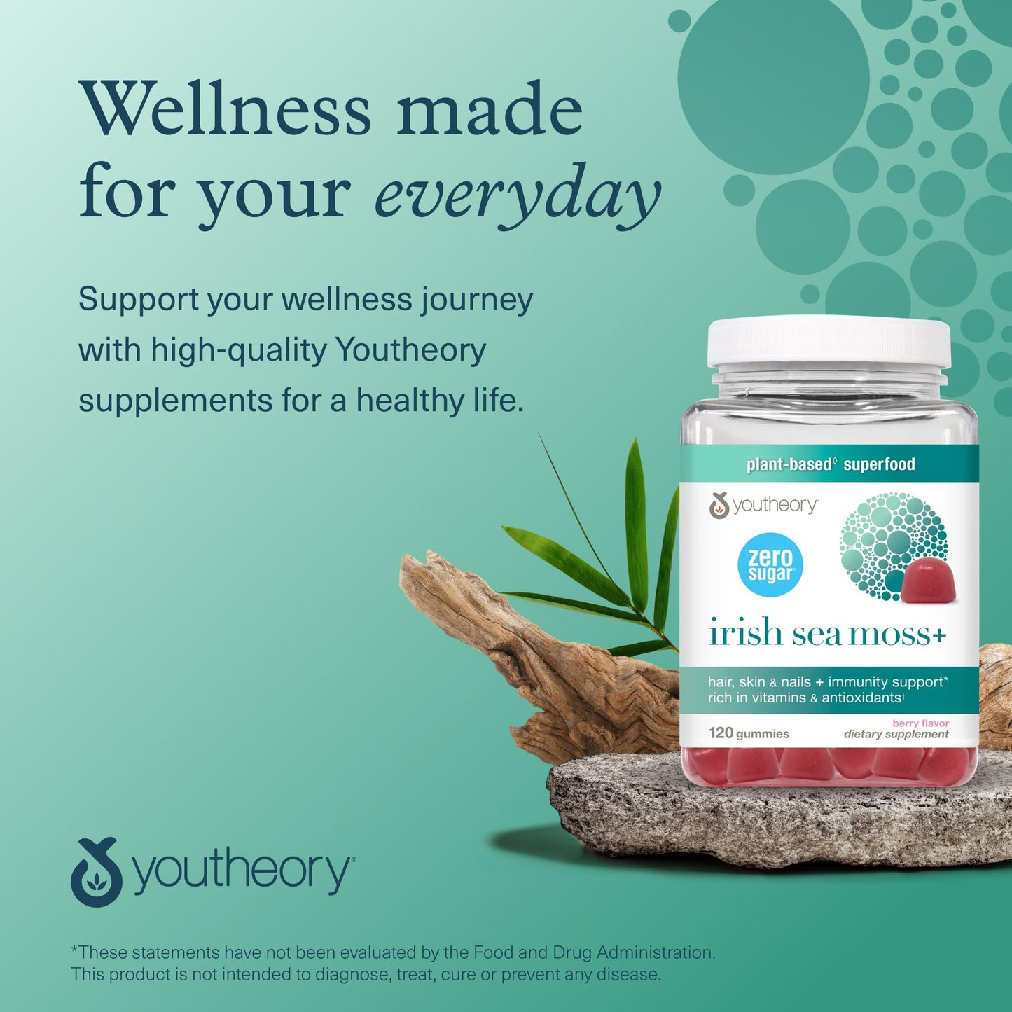 Youtheory Irish Sea Moss Gummy 120 Count