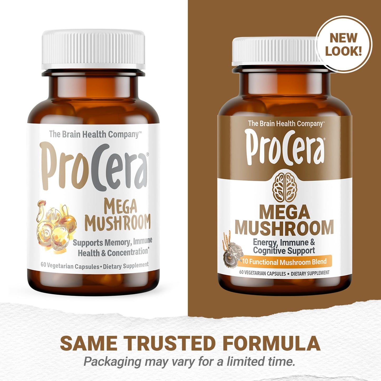 Procera Mega Mushroom Capsule, 60 Count
