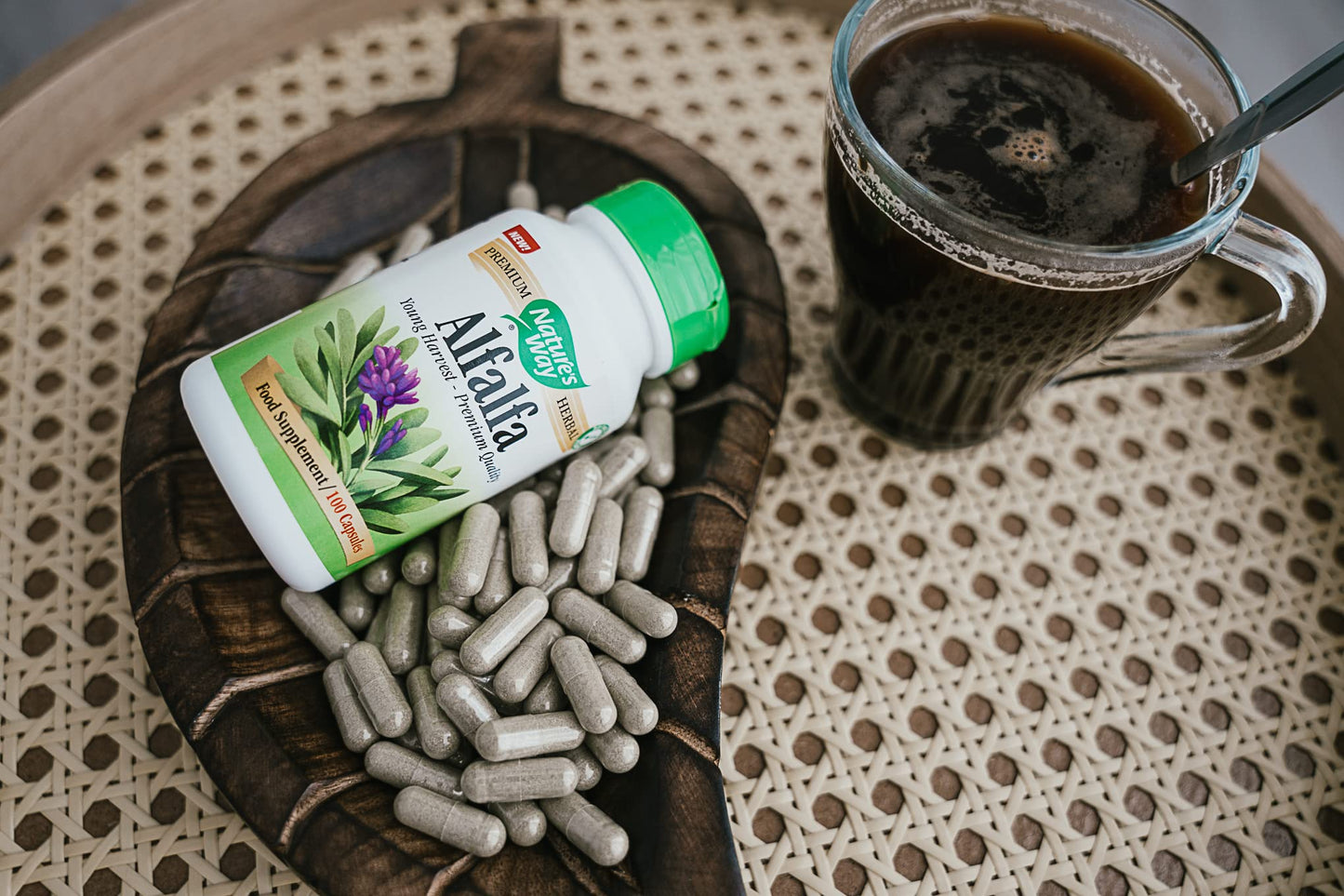 Nature's Way Alfalfa Leaves Capsule, 100 Count