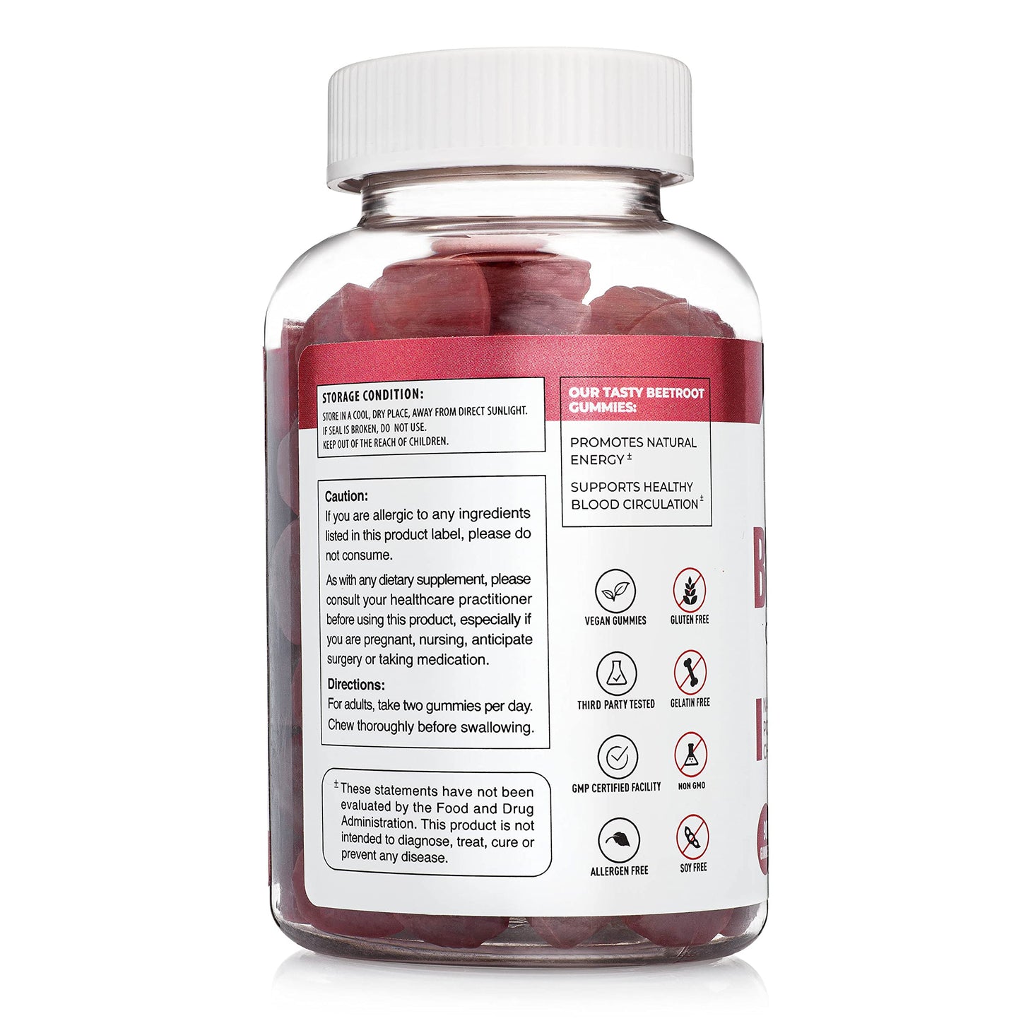 Pharmvista Beetroot Gummies 300mg - 90 Count