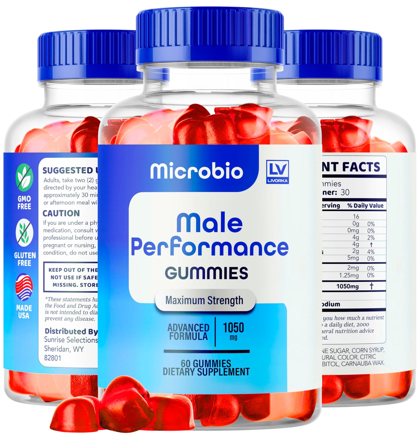 LIVORKA Microbio ME Gummies, 60 Count