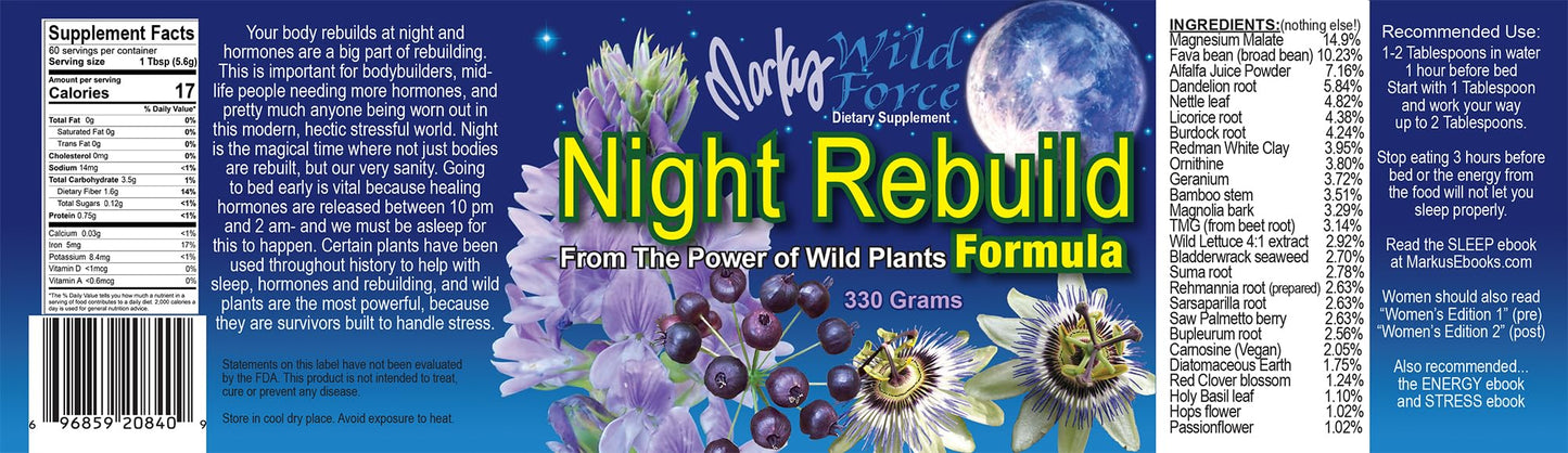Generic Night Rebuild Powder 13 Ounce