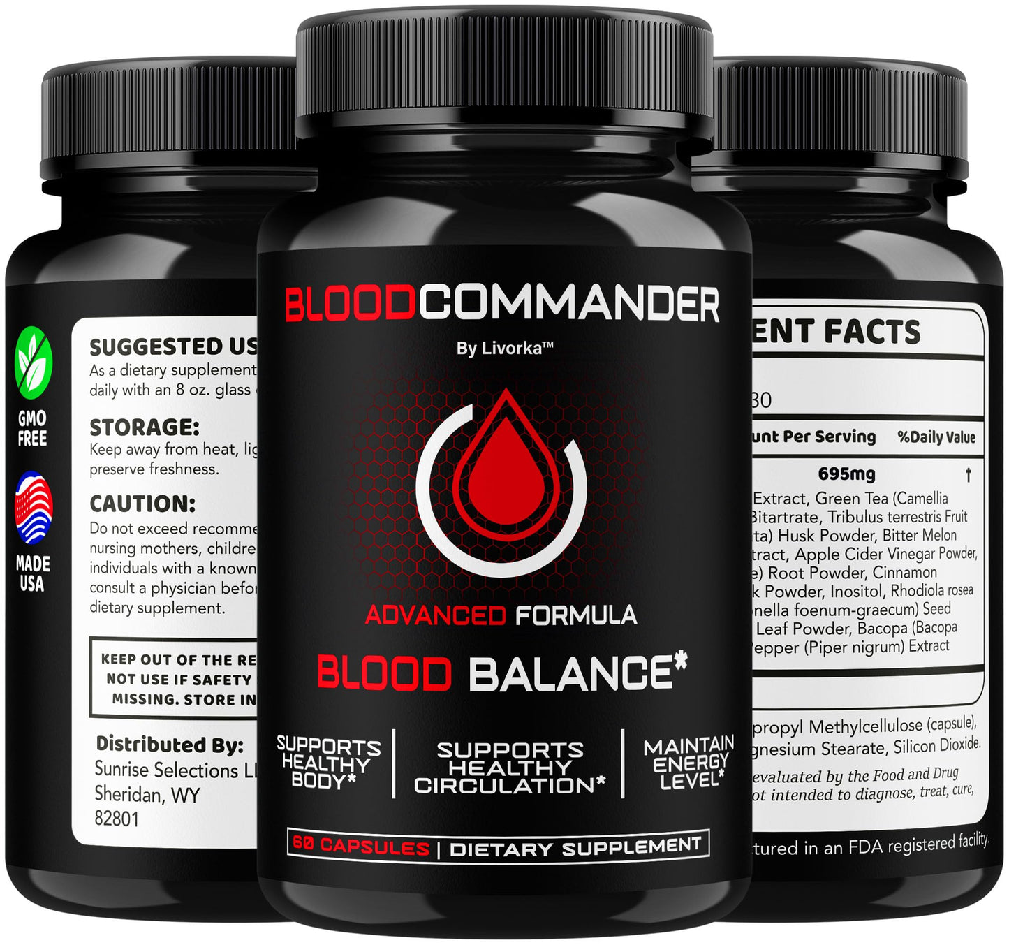 LIVORKA Blood Commander Capsules, 60 Count