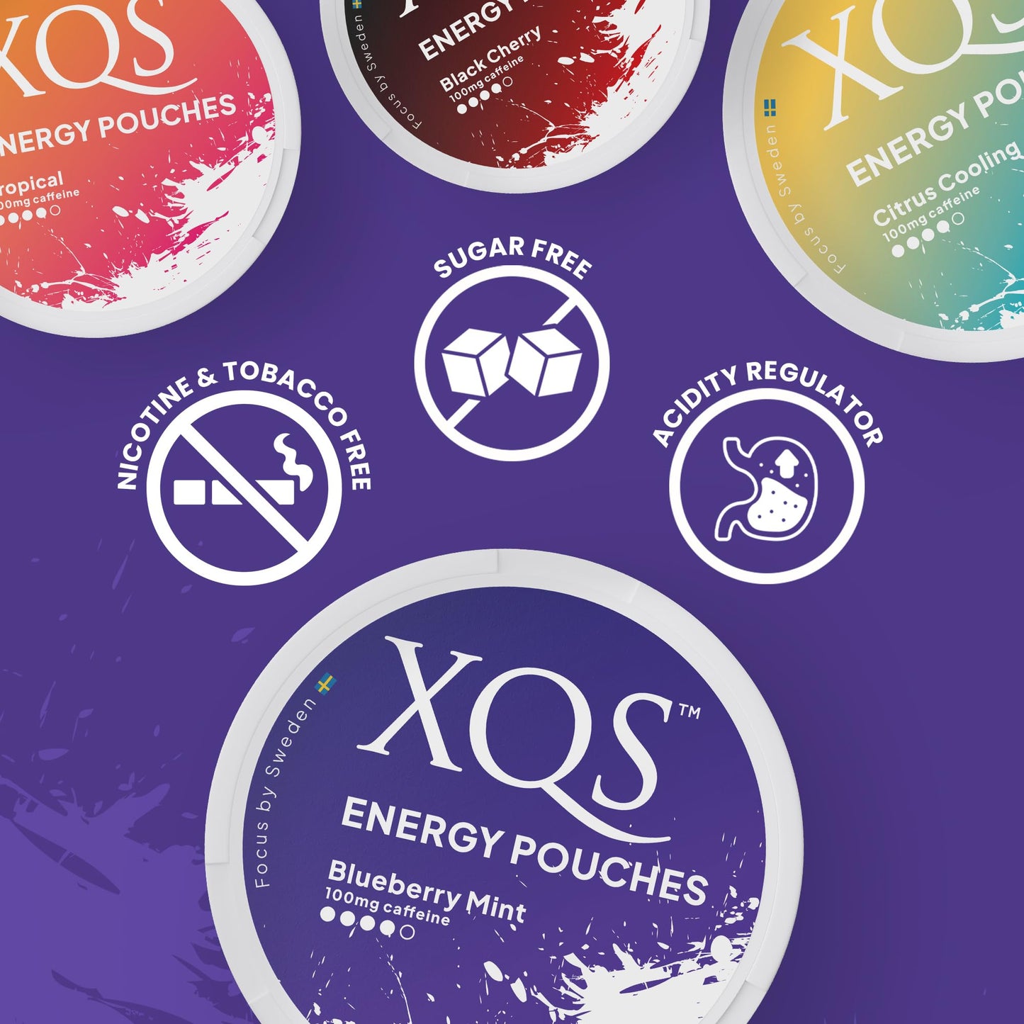 XQS Functional Energy Caplets Variety Pack, 4 Count
