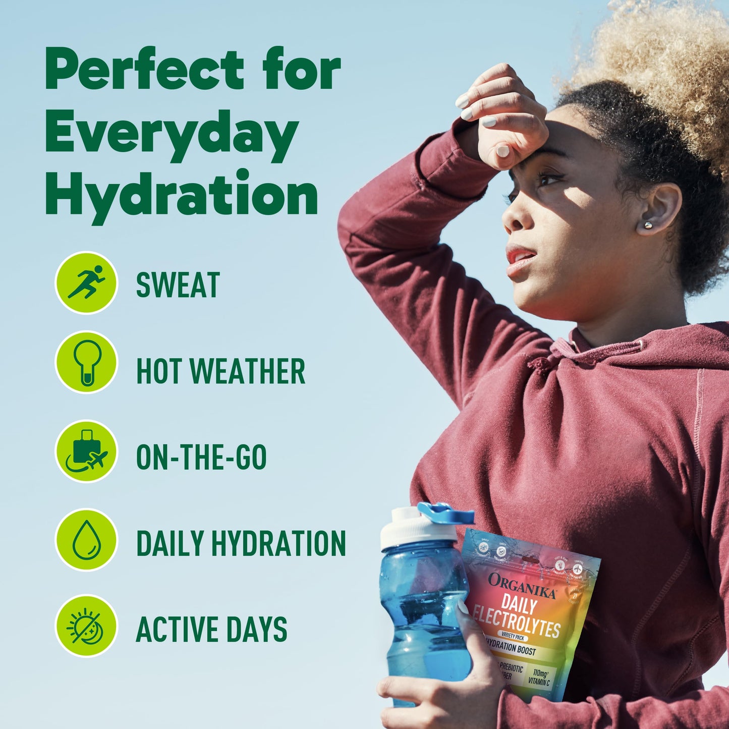 Organika Daily Electrolytes Powder 2.47 oz