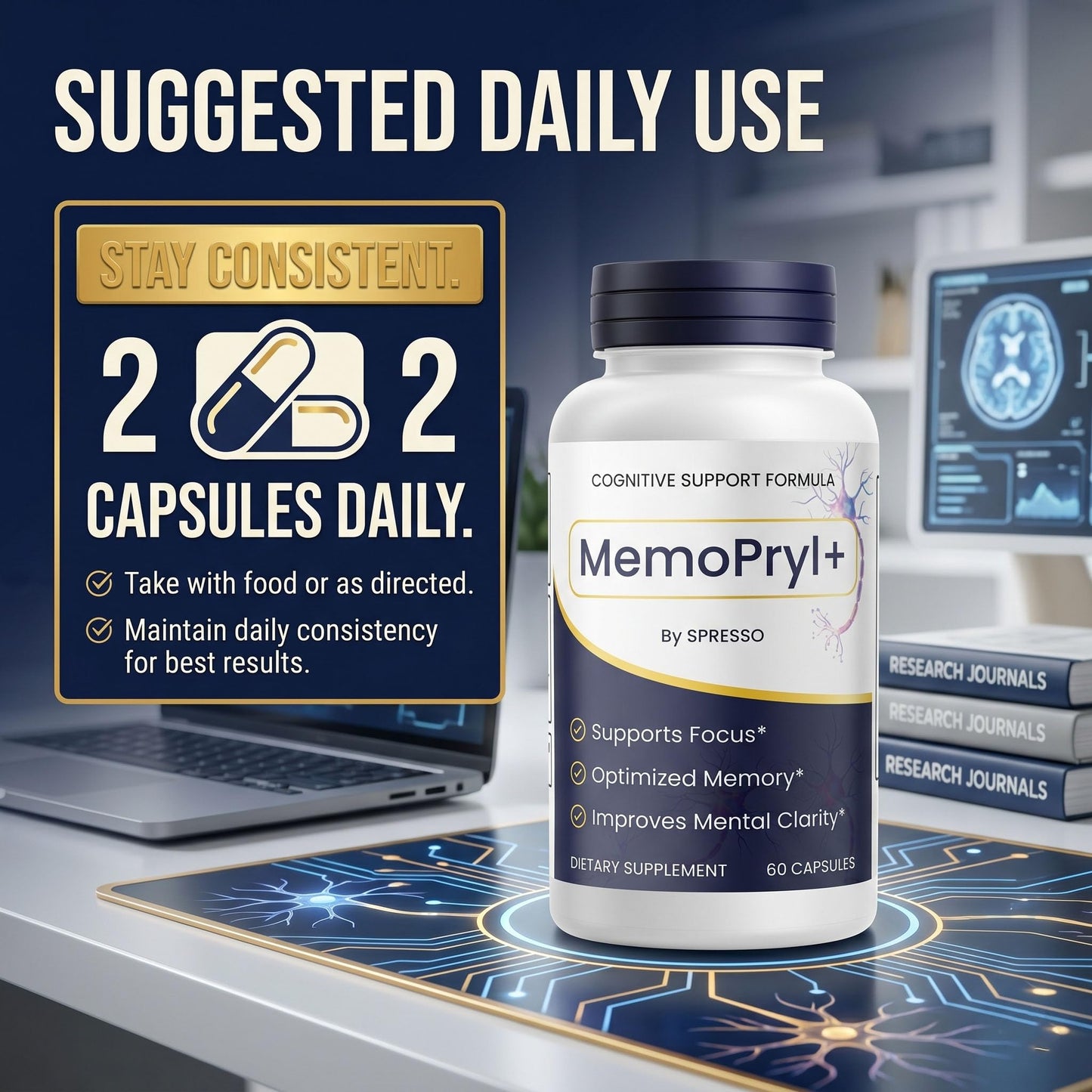 SPRESSO Memopryl Capsules 300 Capsules