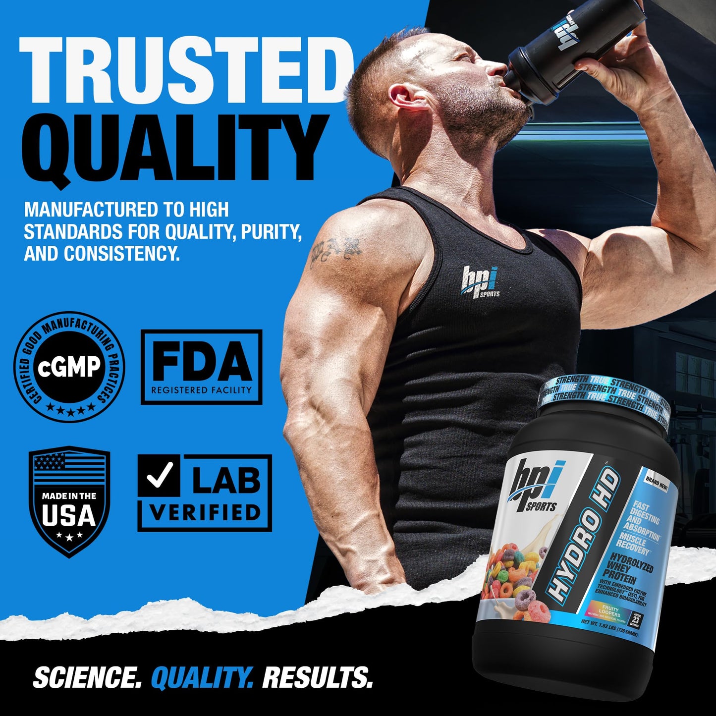 BPI Sports Hydro HD Whey Protein Powder 31 Servings