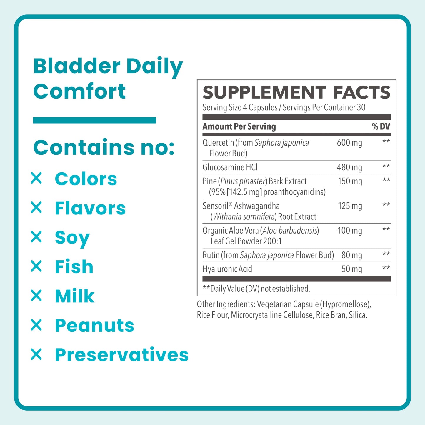 LifeSeasons Femetry Bladder Daily Comfort 120 Capsules