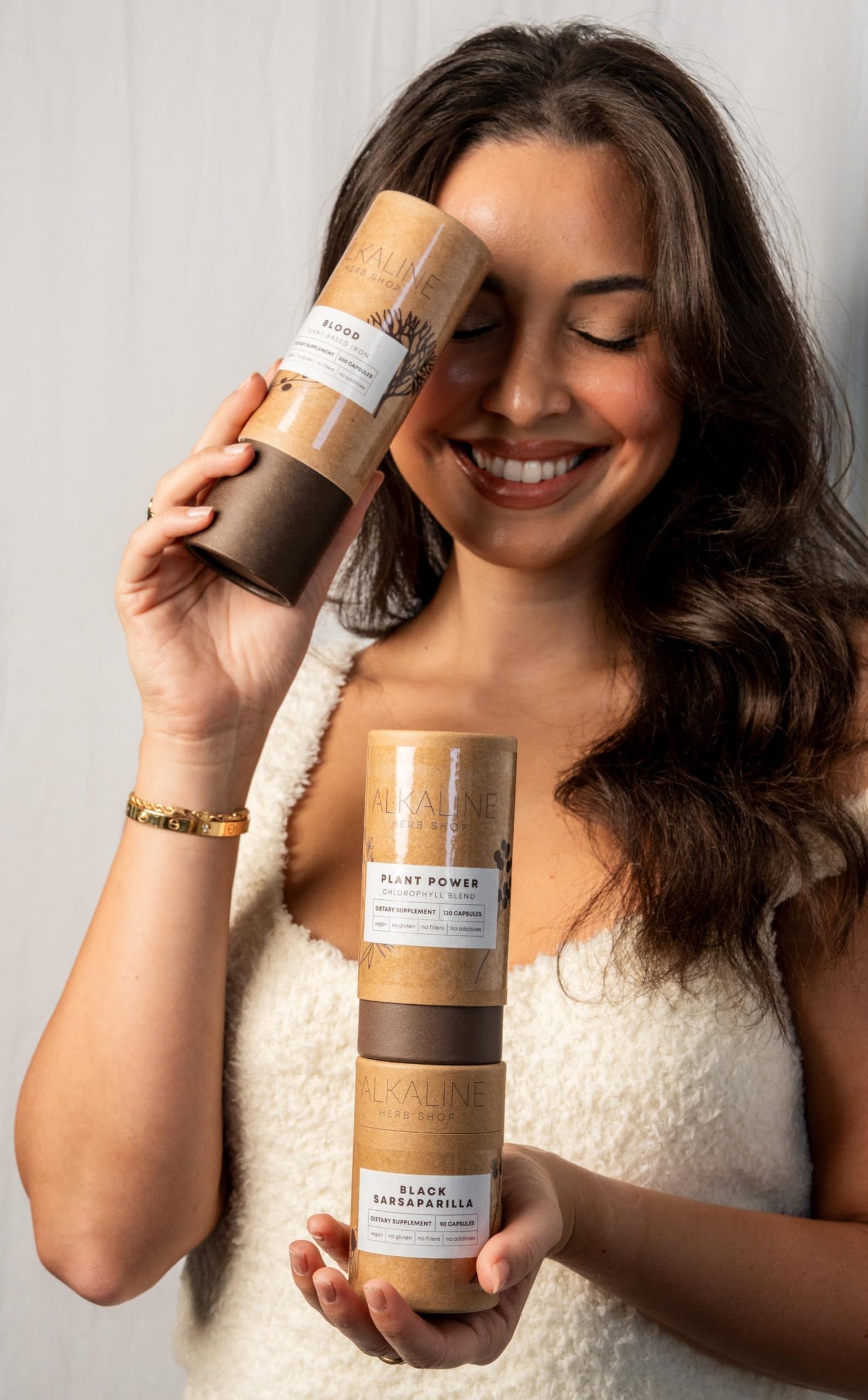 Alkaline Herb Store Blood Supplement with Iron Capsule, 200 Count