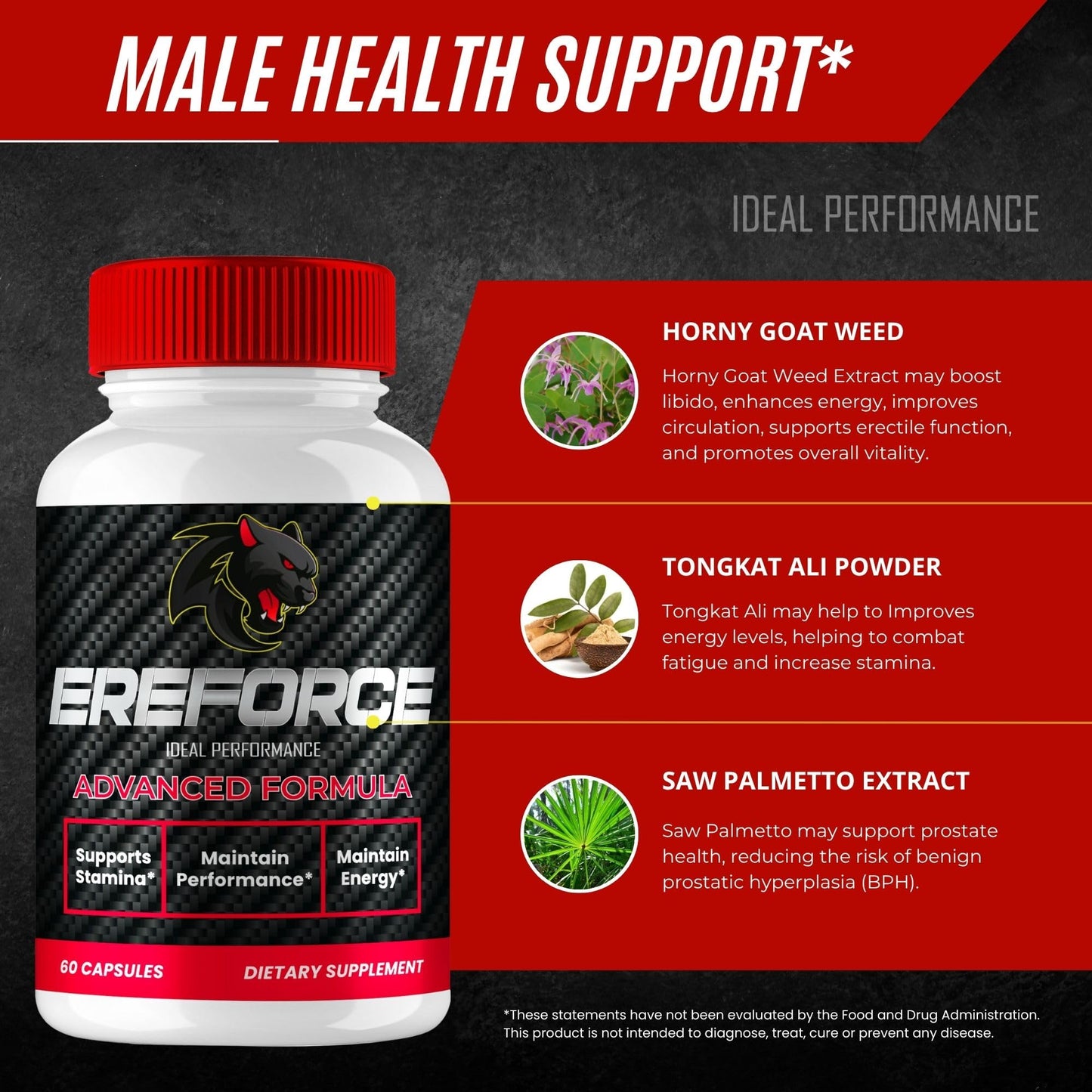 IDEAL PERFORMANCE Ereforce 180 Capsules