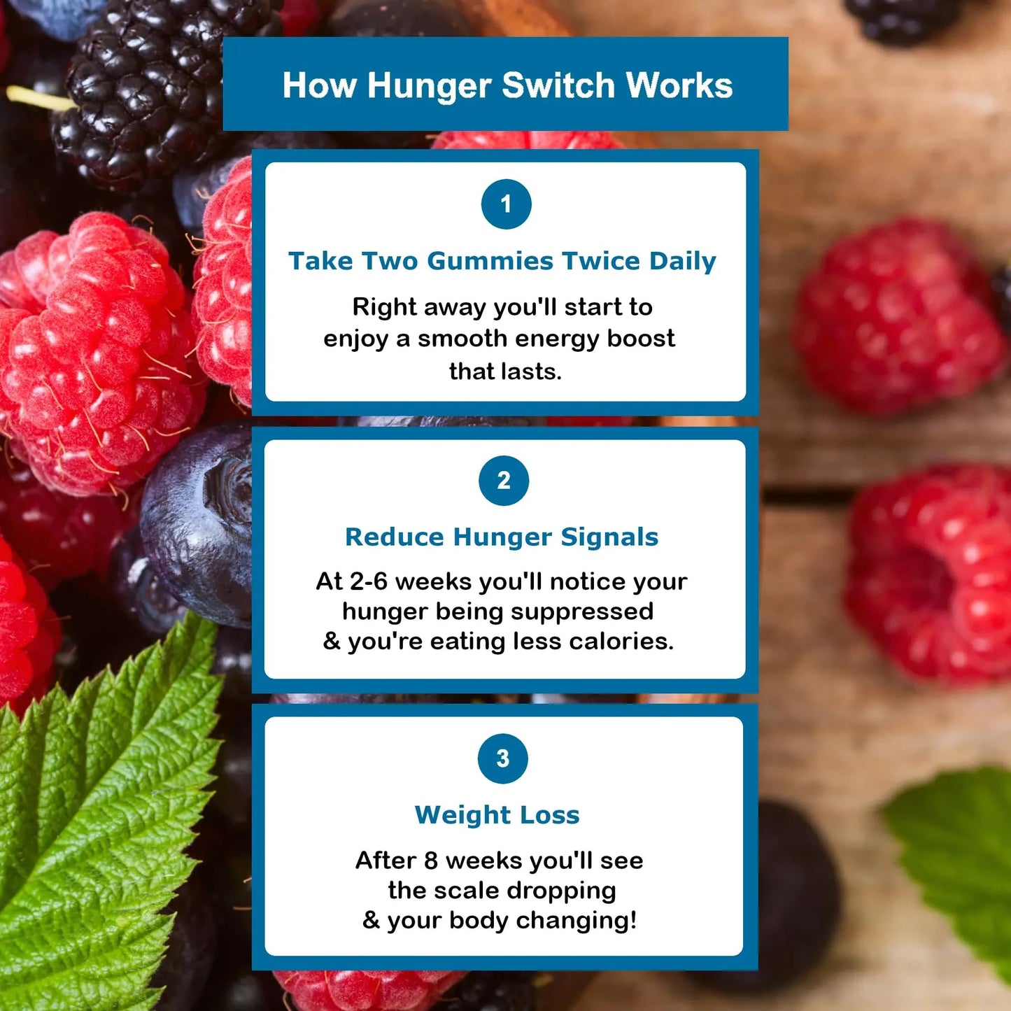 Oakmont Nutrition Hunger Switch Appetite Control Gummies 60