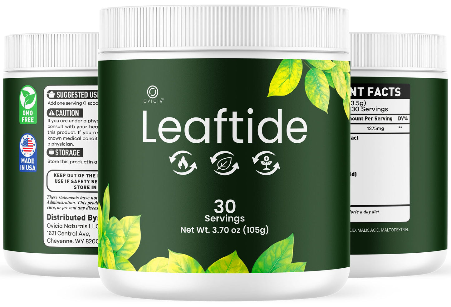 OVICIA Leaftide Powder 3.7 Ounce