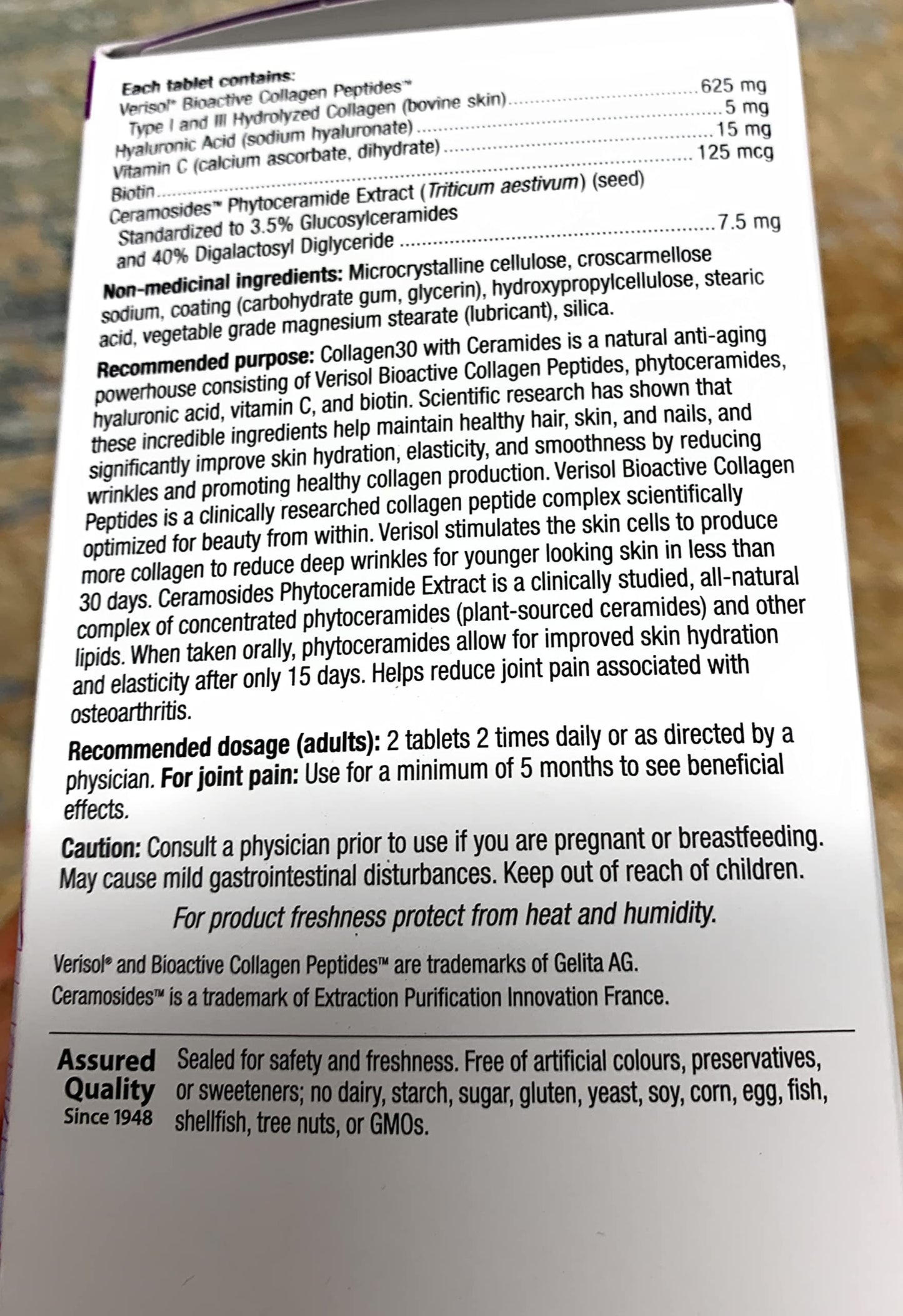 Webber Naturals Collagen 30 with Biotin and Ceramides 200 Tablets