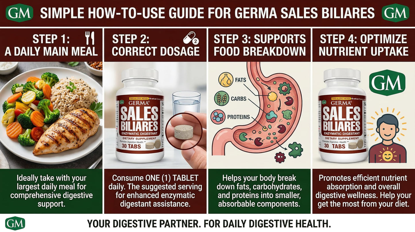Germa Bile Salts Tablets, 30 Count