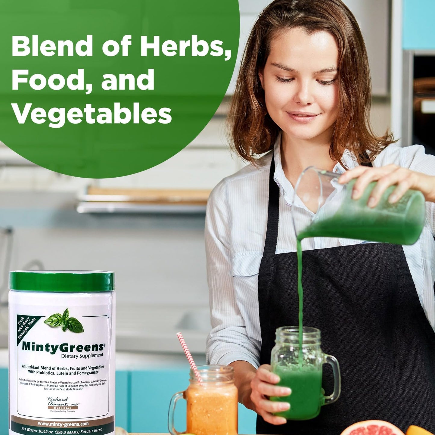 Richard Clement MD Nutrition Minty Greens Dietary Supplement Powder 10.42