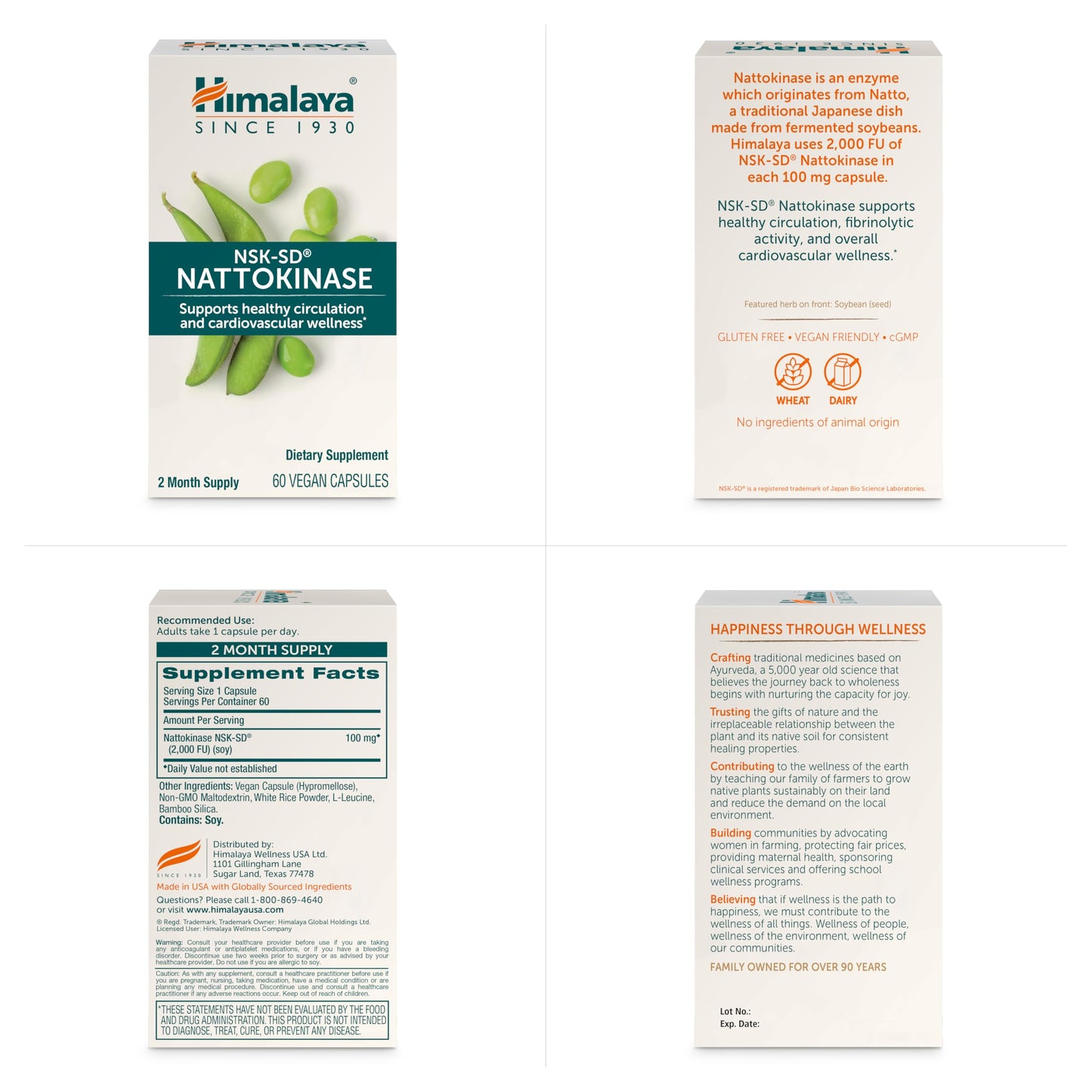 Himalaya NSK-SD Nattokinase Capsule 60 Count