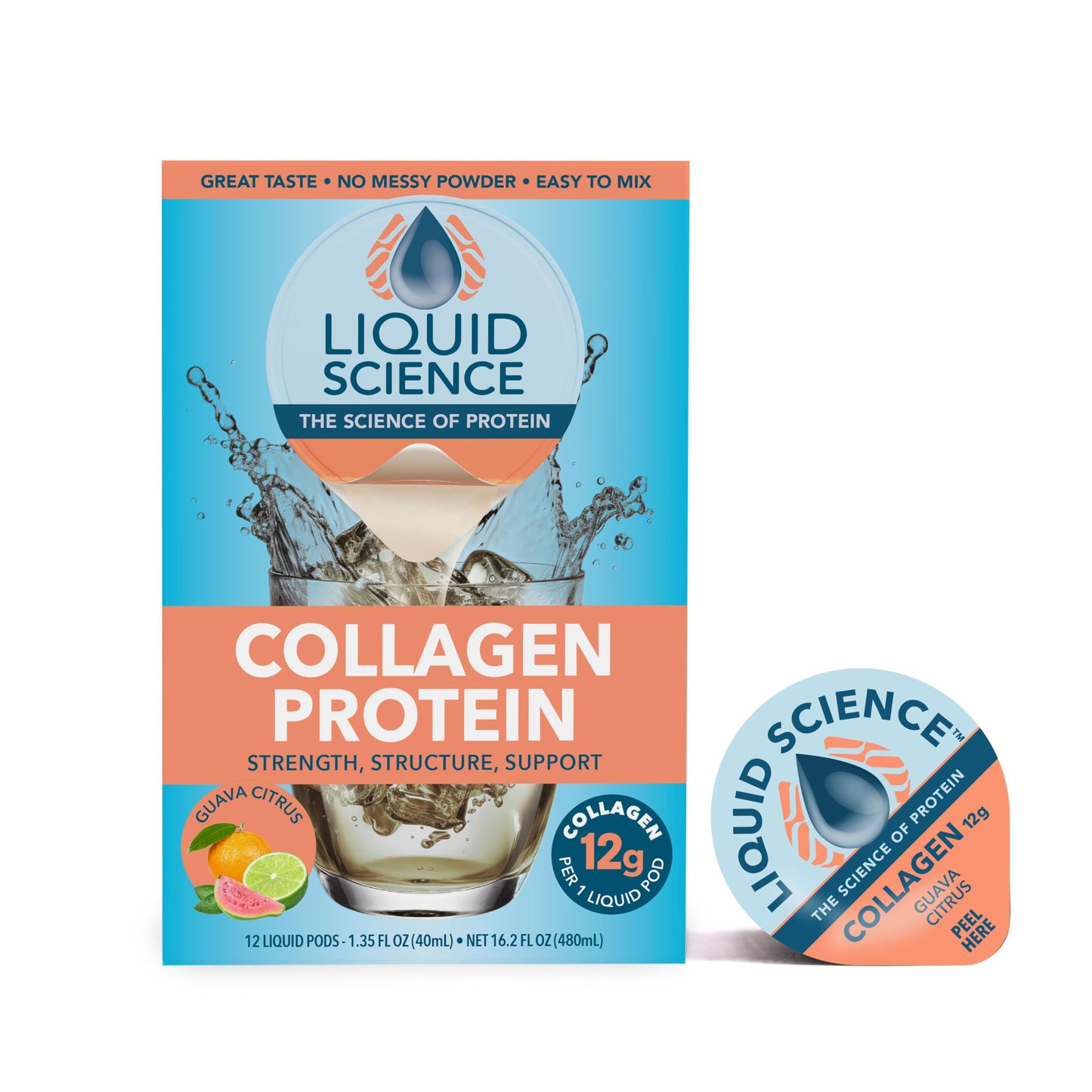 Java House Liquid Science Guava Collagen Capsules, 12 Count
