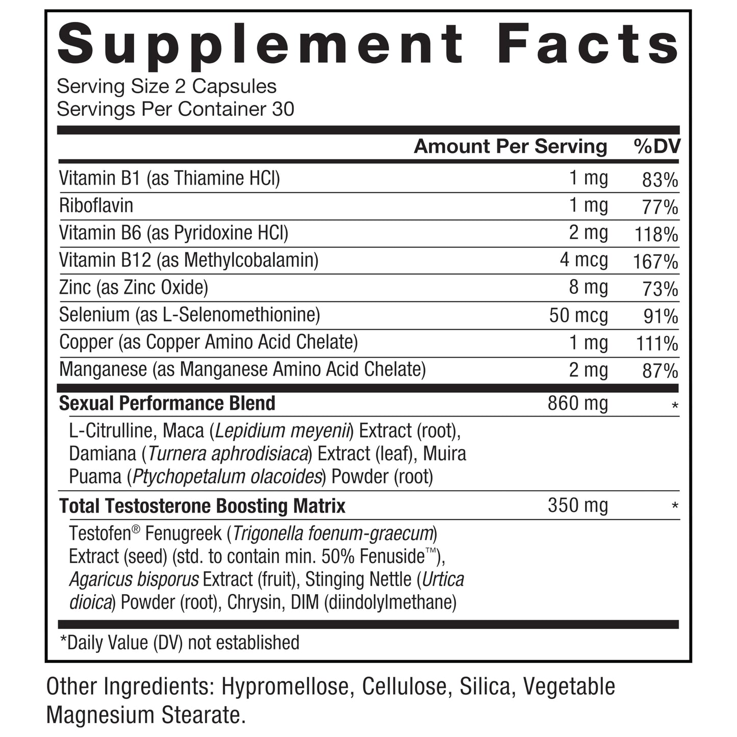 Force Factor Test X180 Alpha Total Testosterone Booster for Men Capsule 60 Count