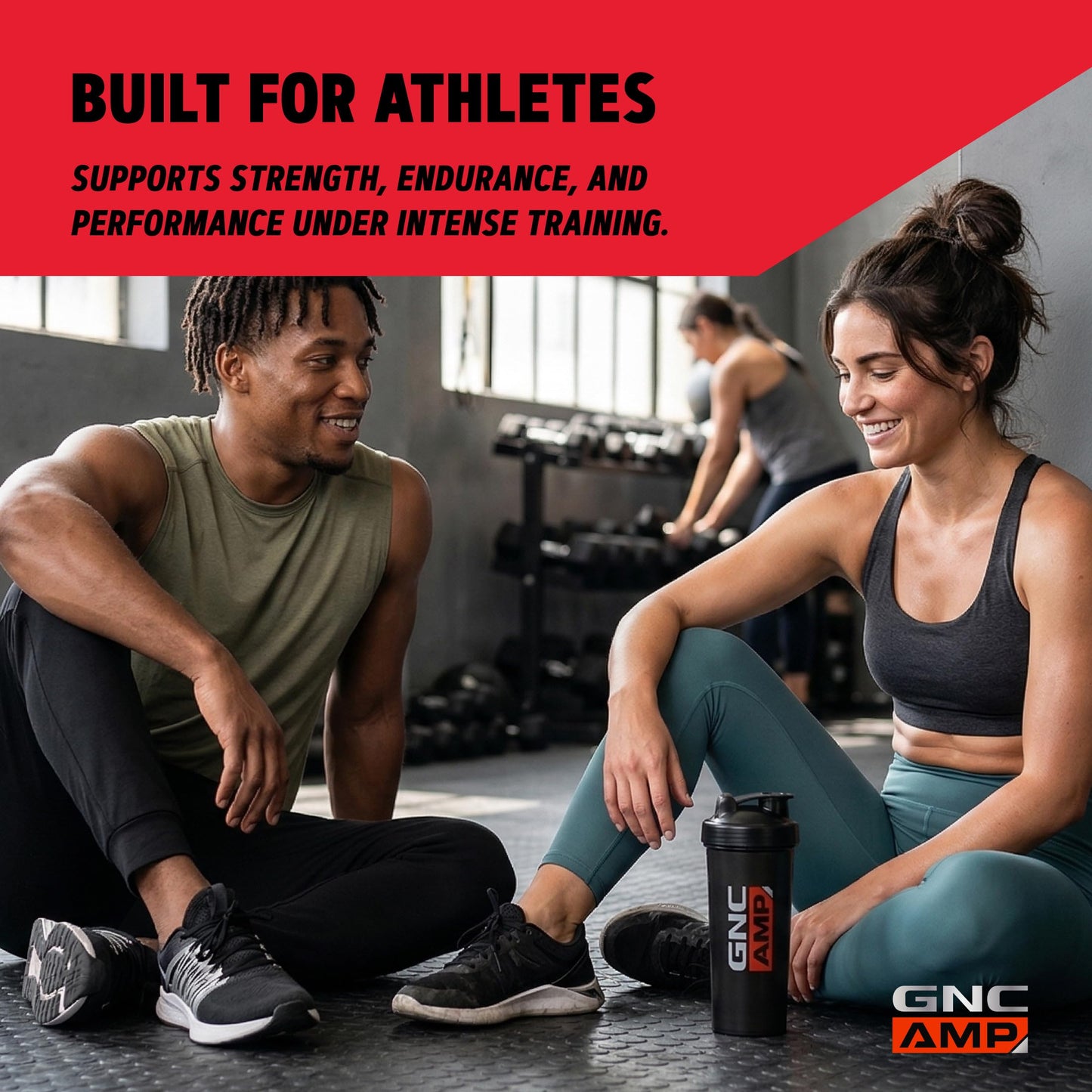 GNC AMP Creabolic Creatine Monohydrate Powder 11.7 Ounce