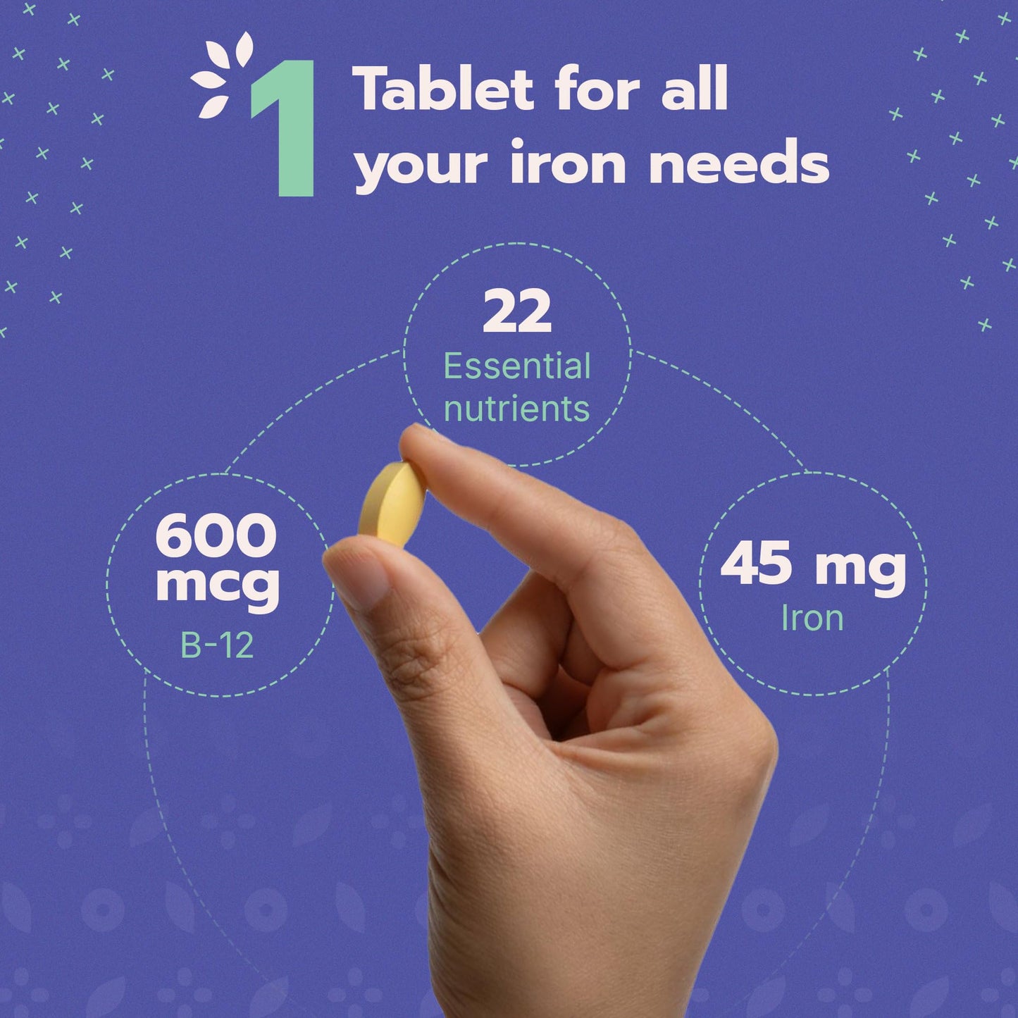 Bari Life Just One - Once Daily Bariatric Multivitamin with Iron Tablet, 30 Count