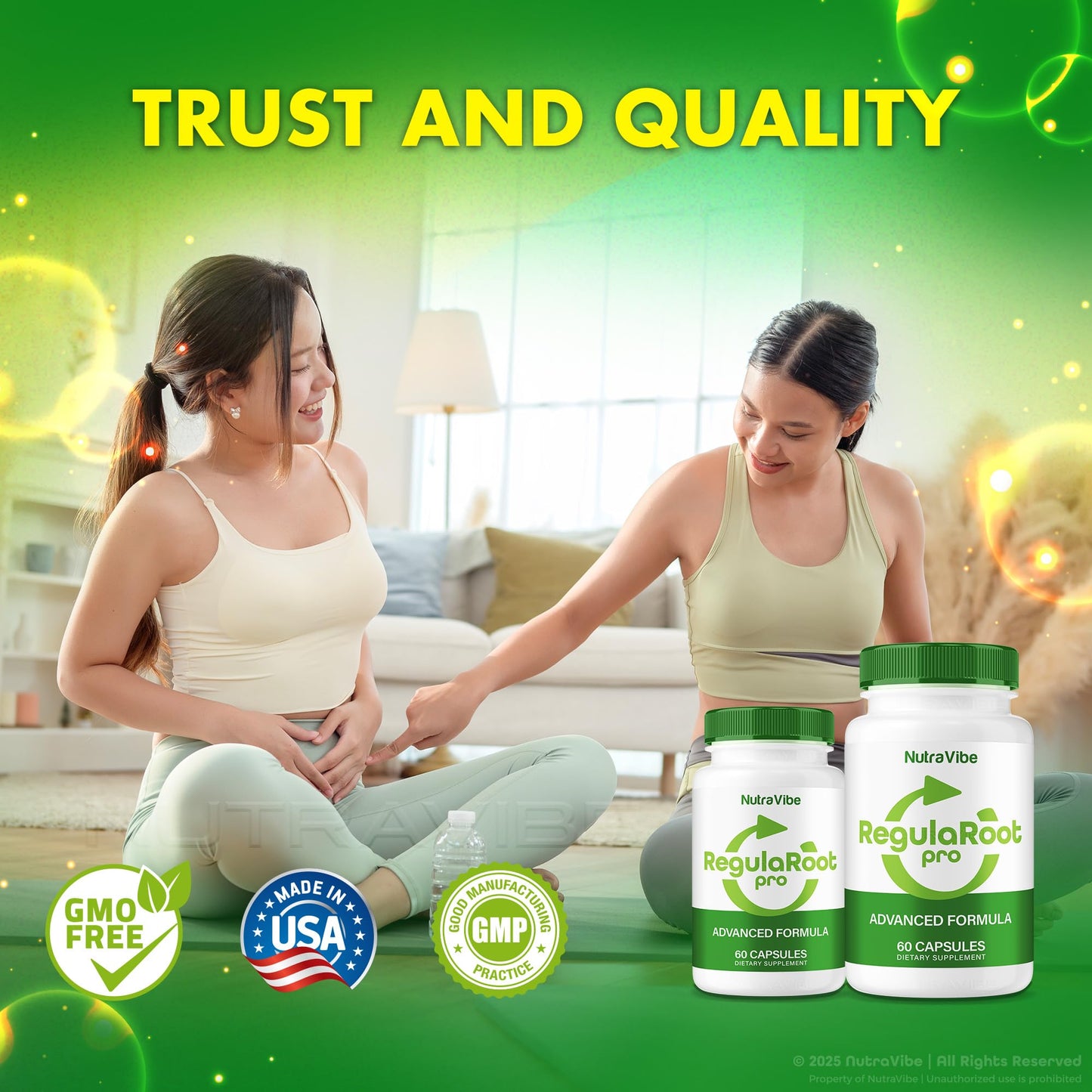 NutraVibe RegulaRoot Pro Capsule 60 Count