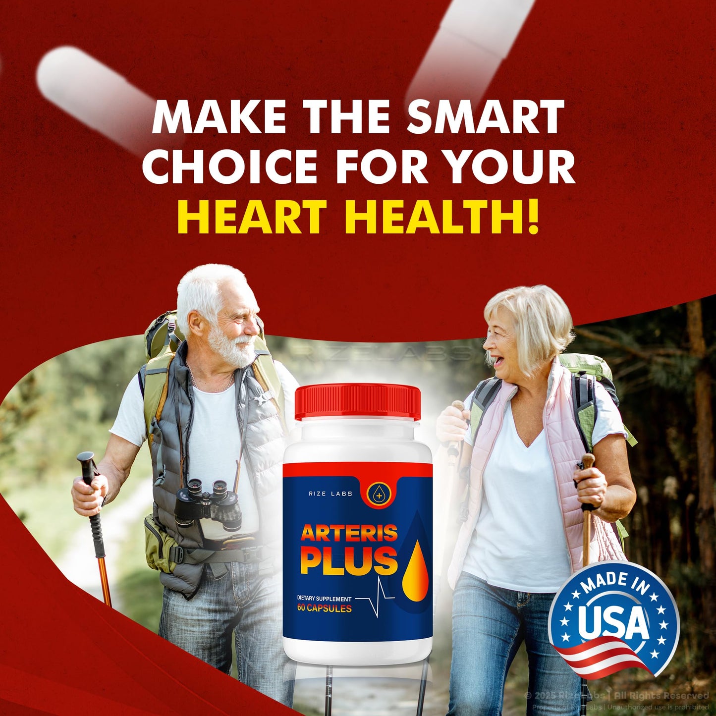 rize labs Arteris Plus Dietary Supplement Capsules 300