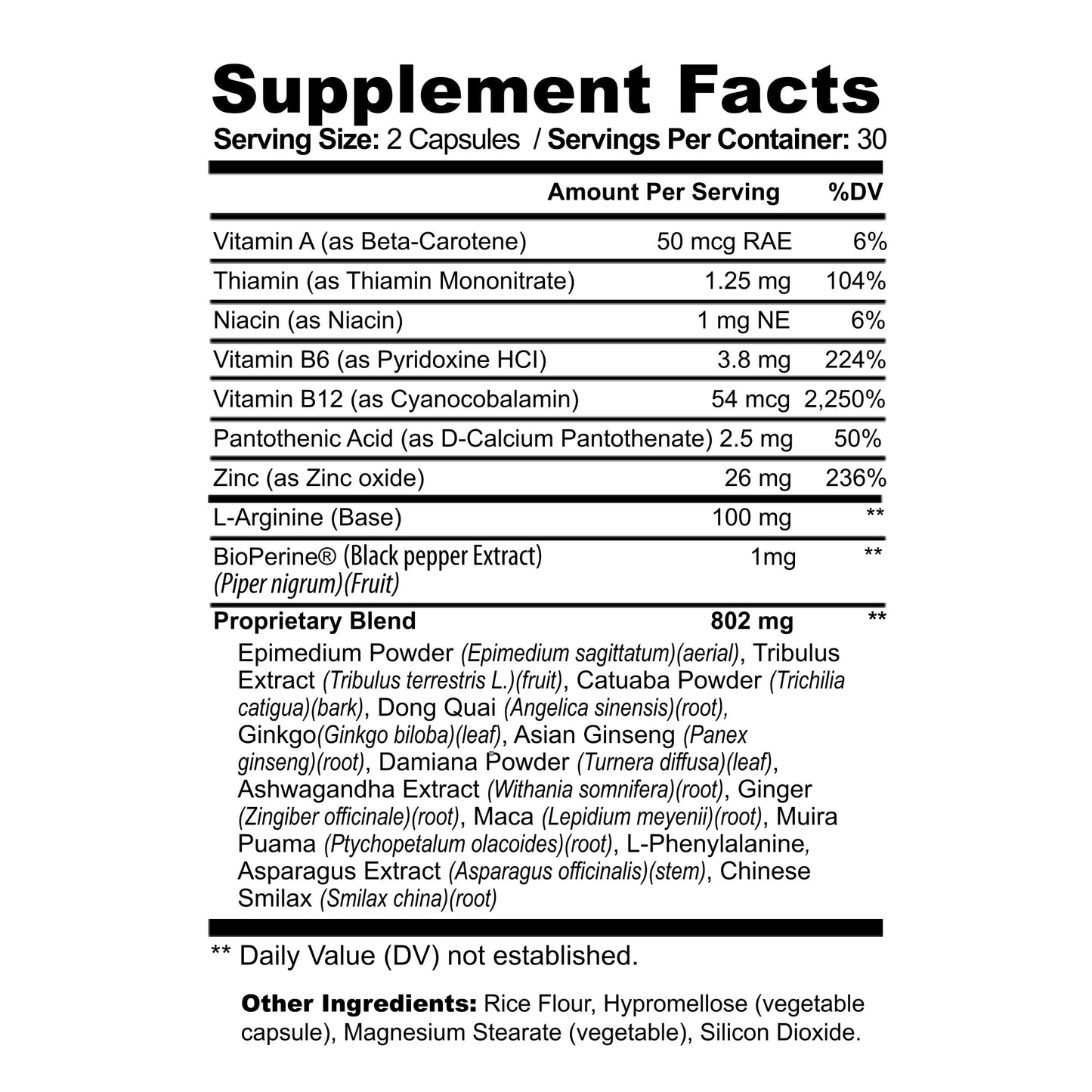 NATURALABS Female Libido Booster Capsules for Women Over 40 - Maca Root, Fenugreek, Ashwagandha, Zinc, L-Arginine - Libido, Energy, Mood Support, Hormone Balance - 60 Count