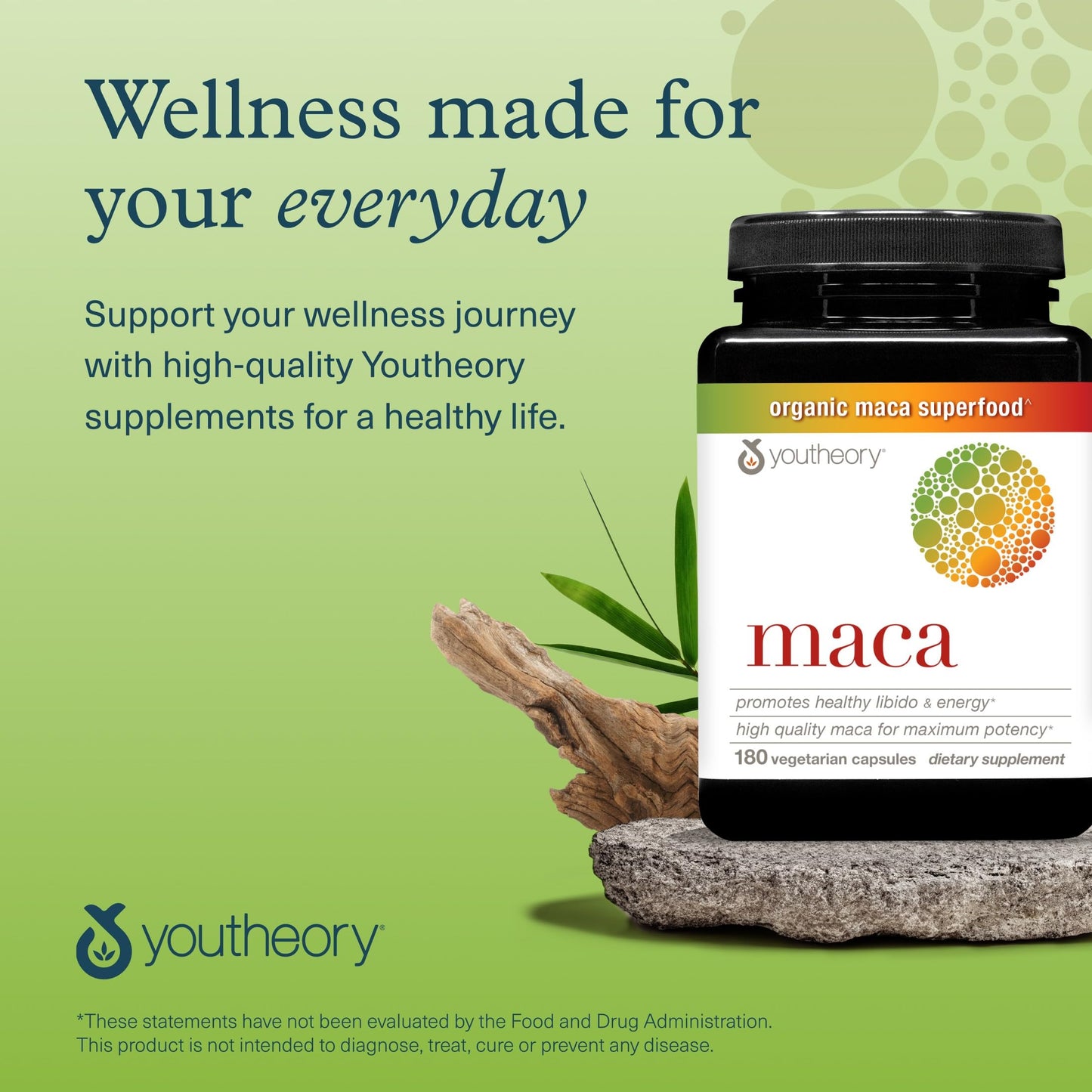Youtheory Maca Capsule 180 Count