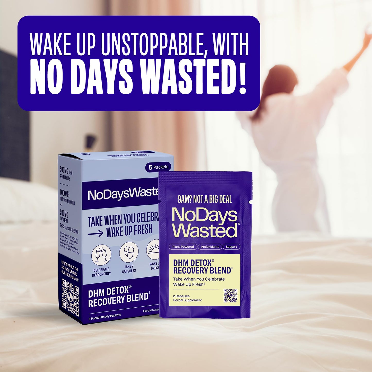 No Days Wasted DHM Detox 5 Capsule 10 Count
