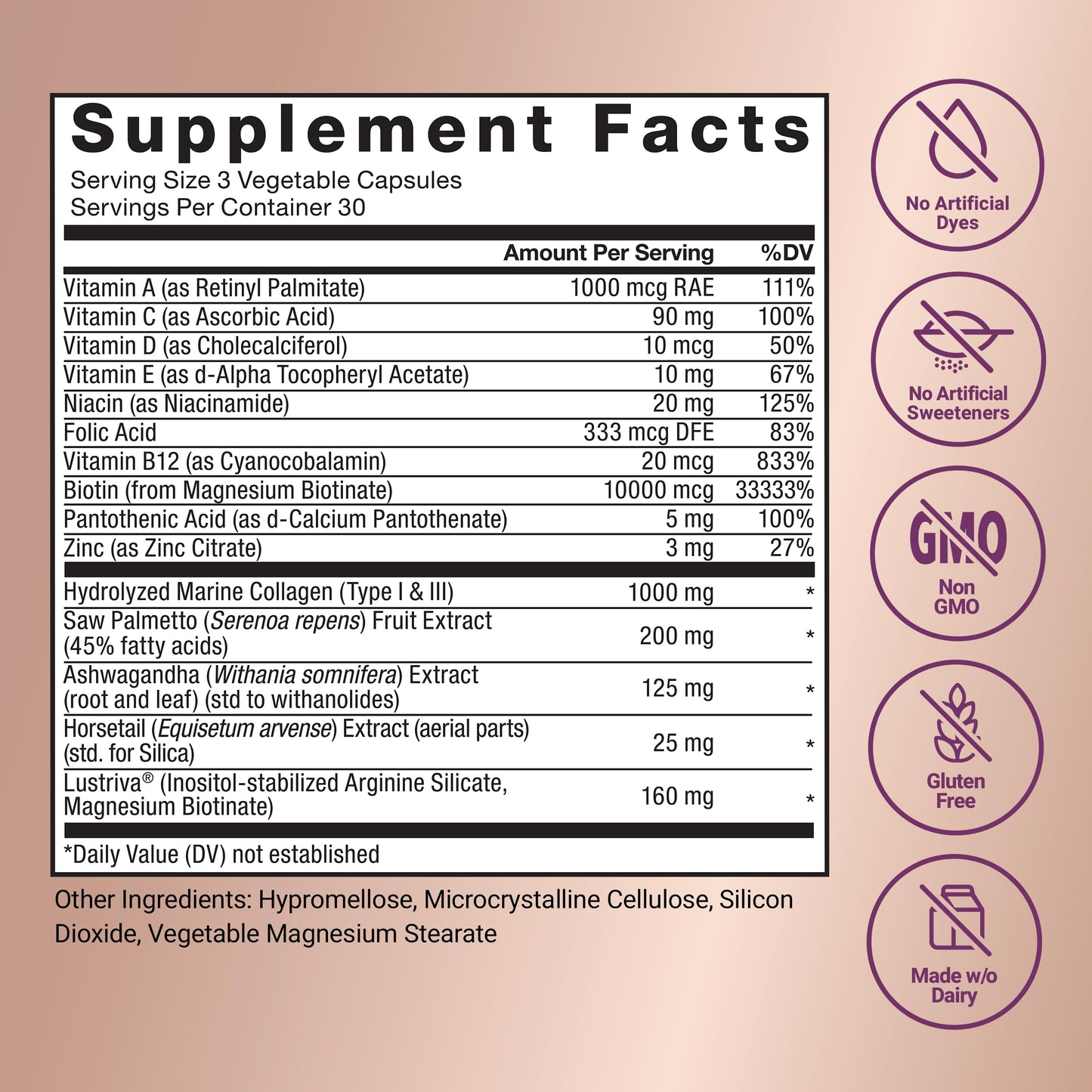 Force Factor Hair Growth Accelerator Multivitamin Capsule, 90 Capsules