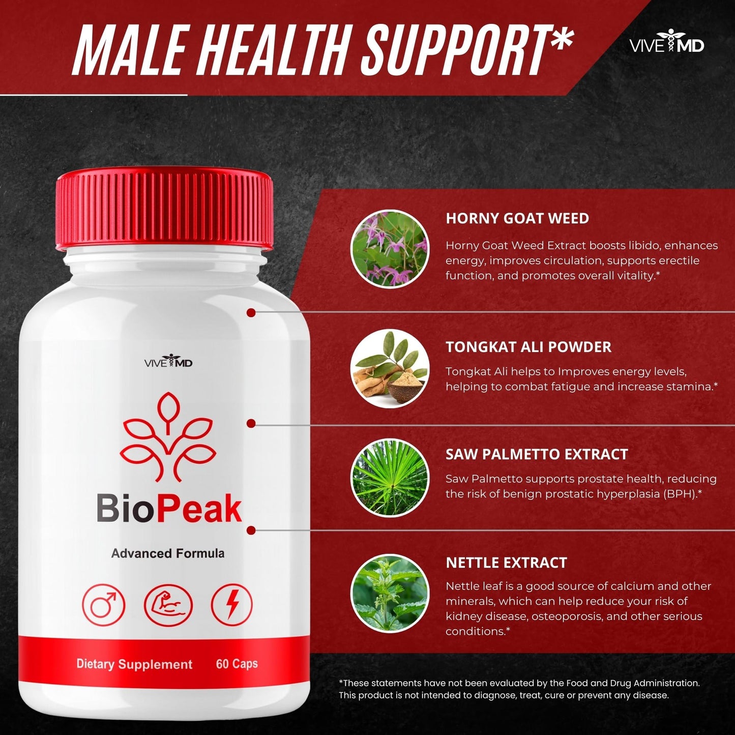 VIVE MD BioPeak Capsules 120 Capsules