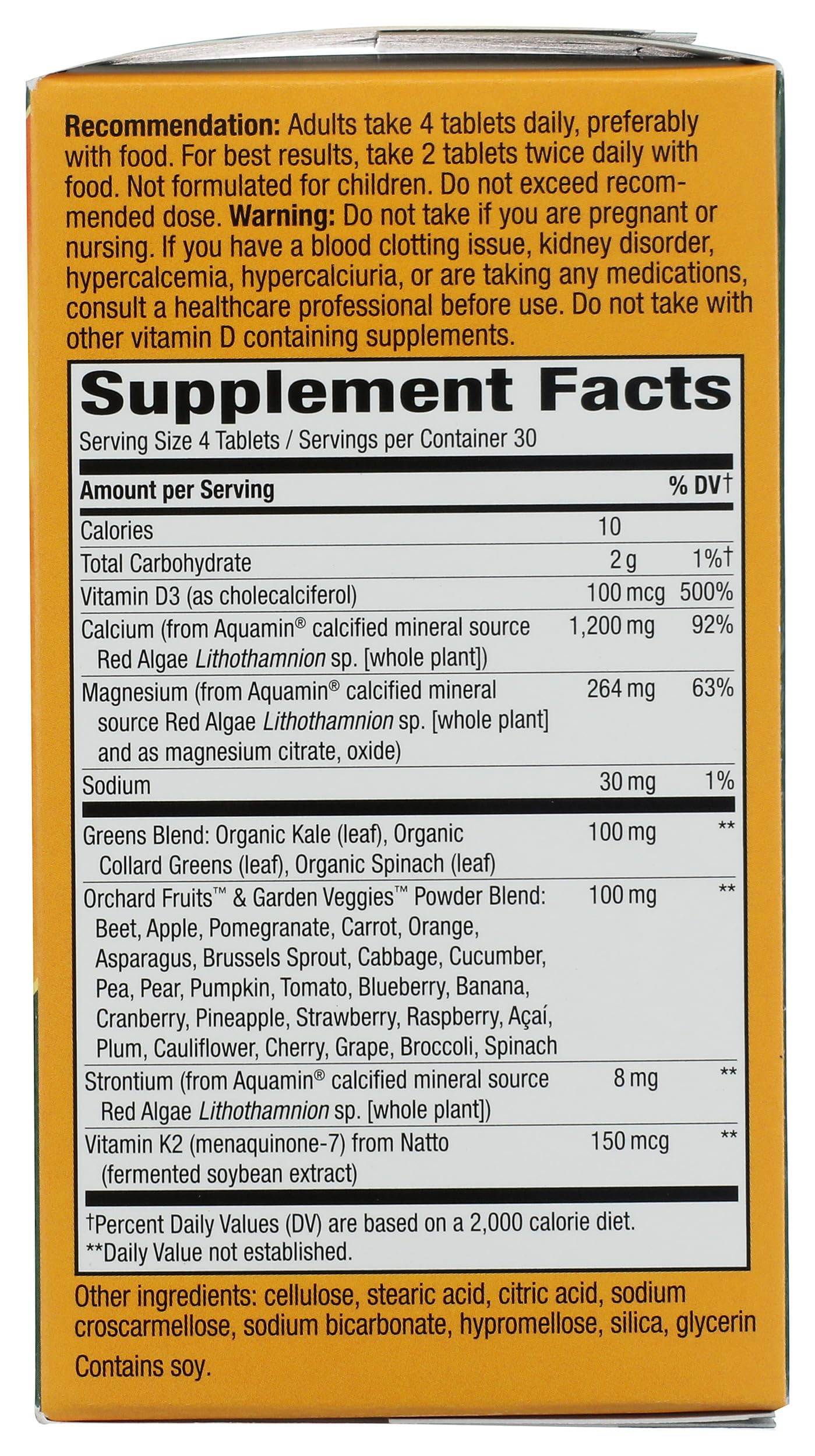 Nature's Way Alive Calcium Tablets 120