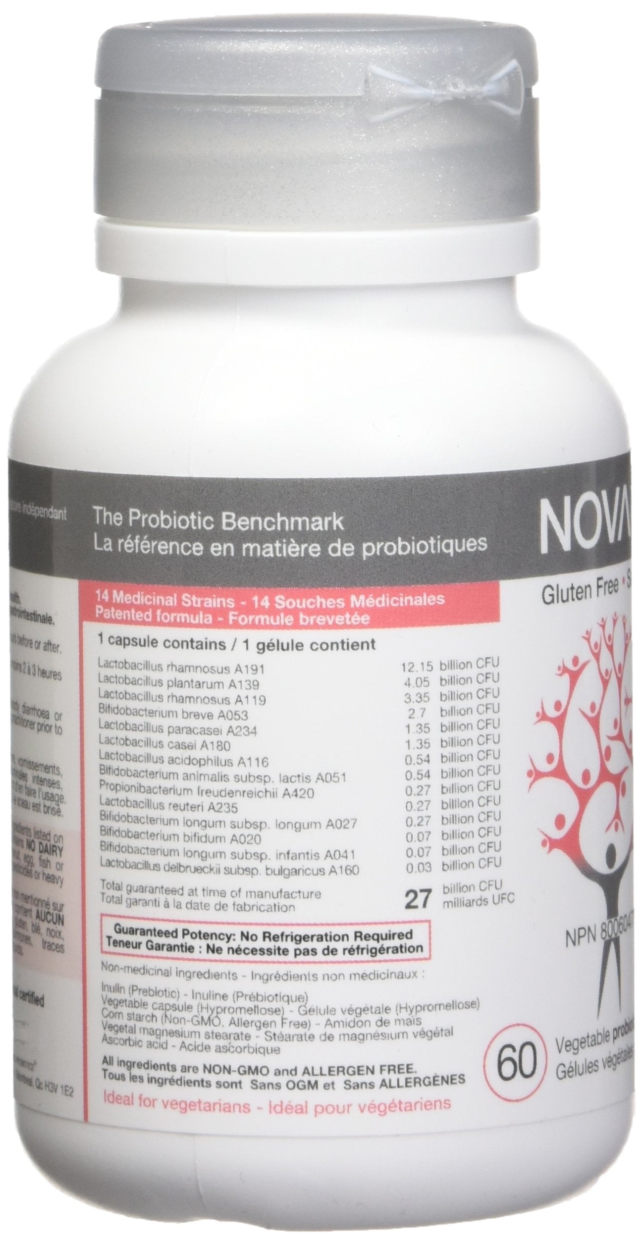 NOVA Probiotics Nova Probiotics Feminine 27 Billion 60 Capsules