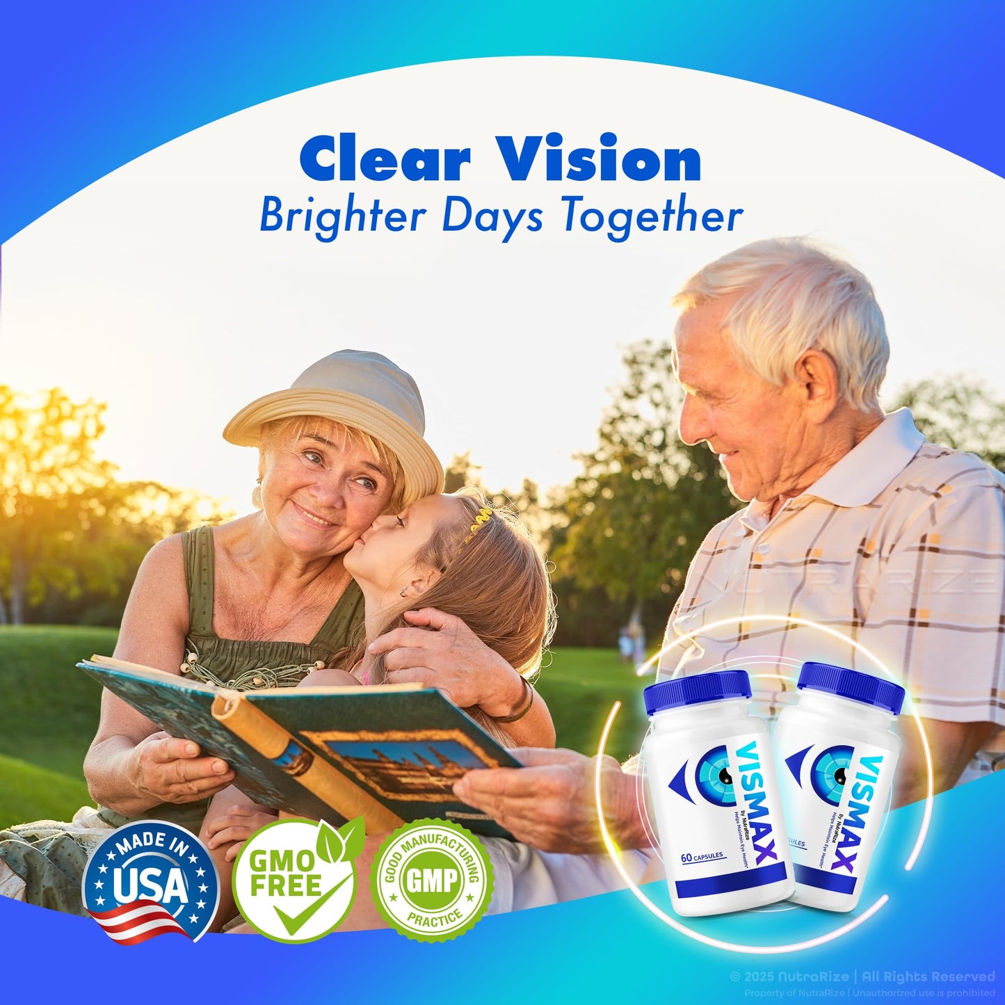 NutraRize VisMax Eye Vitamins 120 Capsules