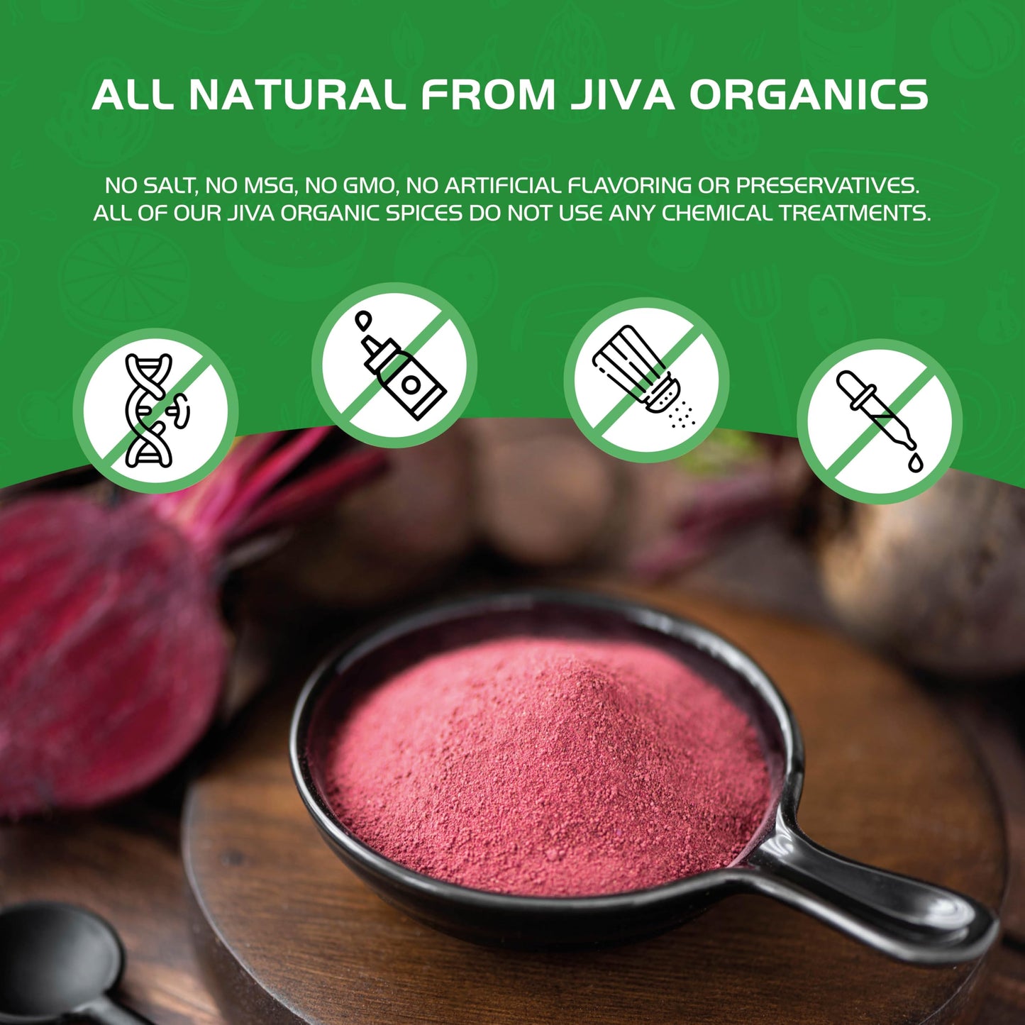 Jiva Organics Organic Beet Root Powder, 72 Ounces