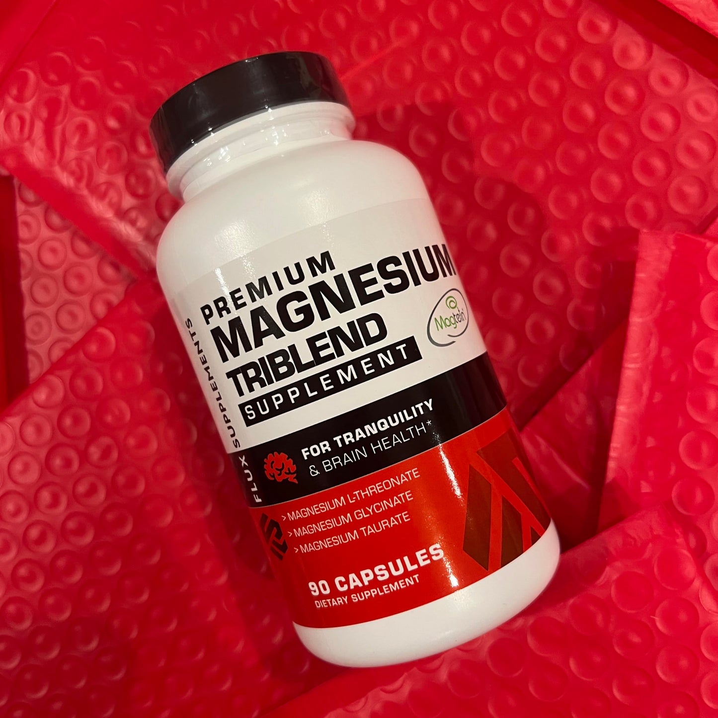 Flux Supplements Magnesium Triblend Capsule, 90 Count