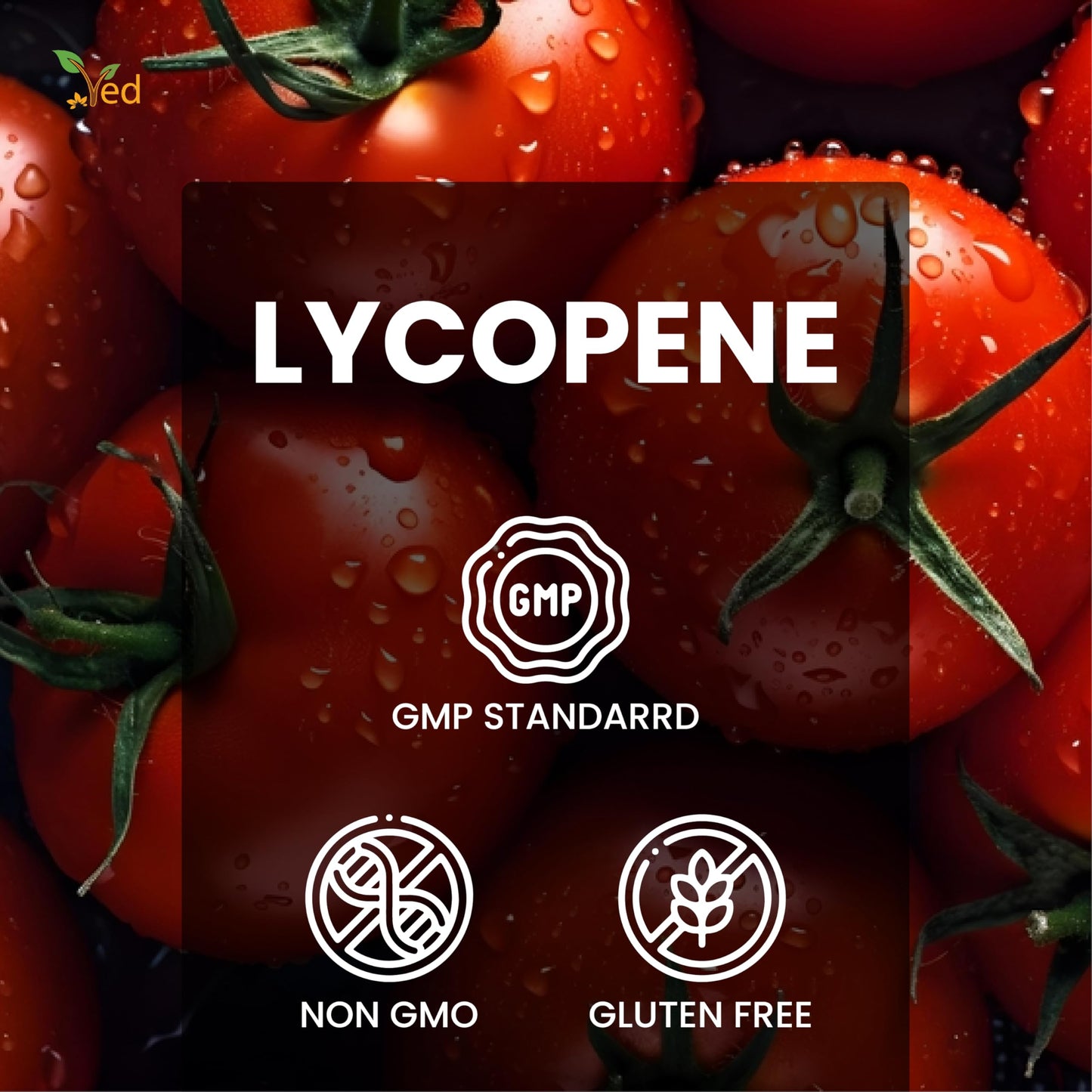 Ved Lycopene 500 mg Softgels, 180 Count