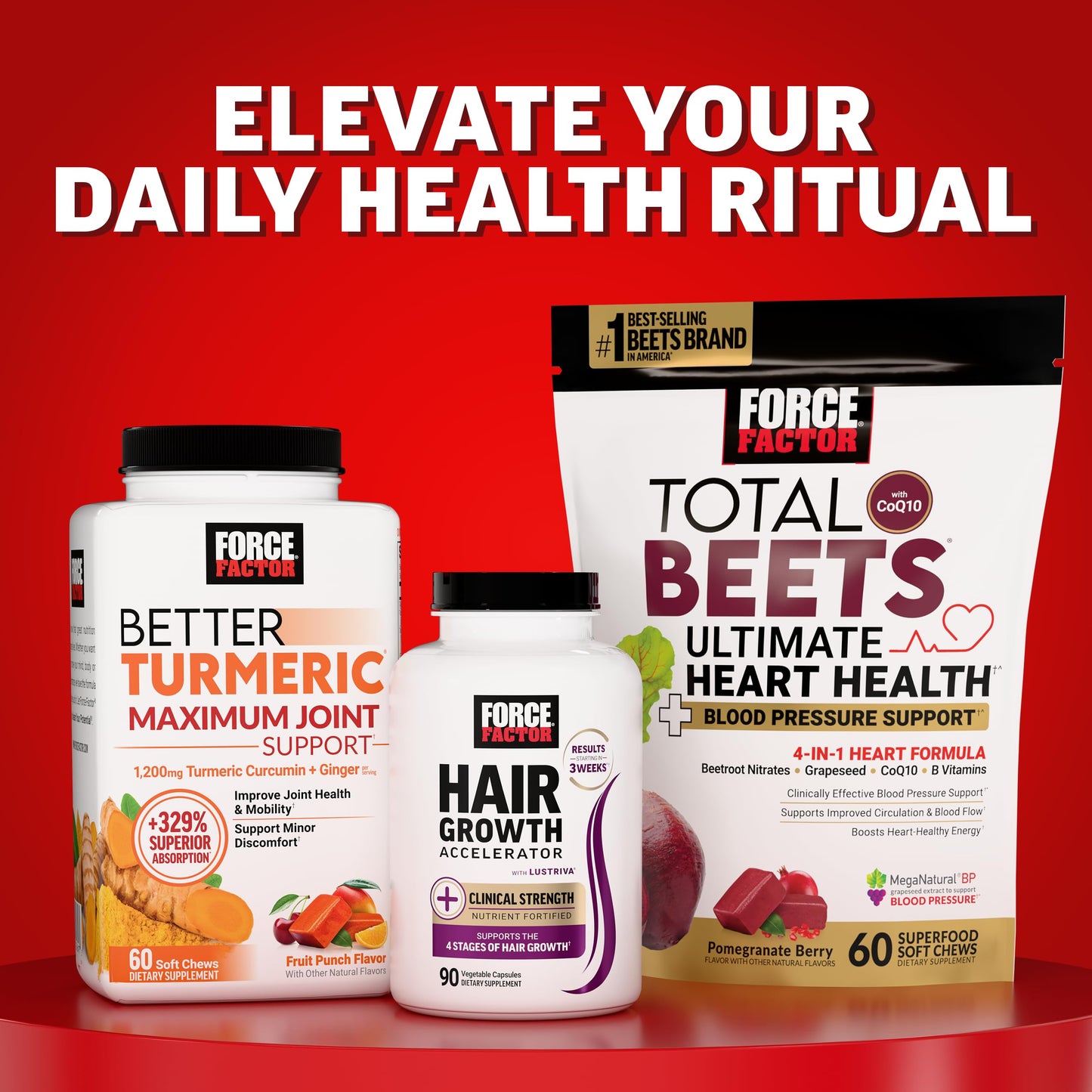 Force Factor Fruits & Veggies 180 Capsules